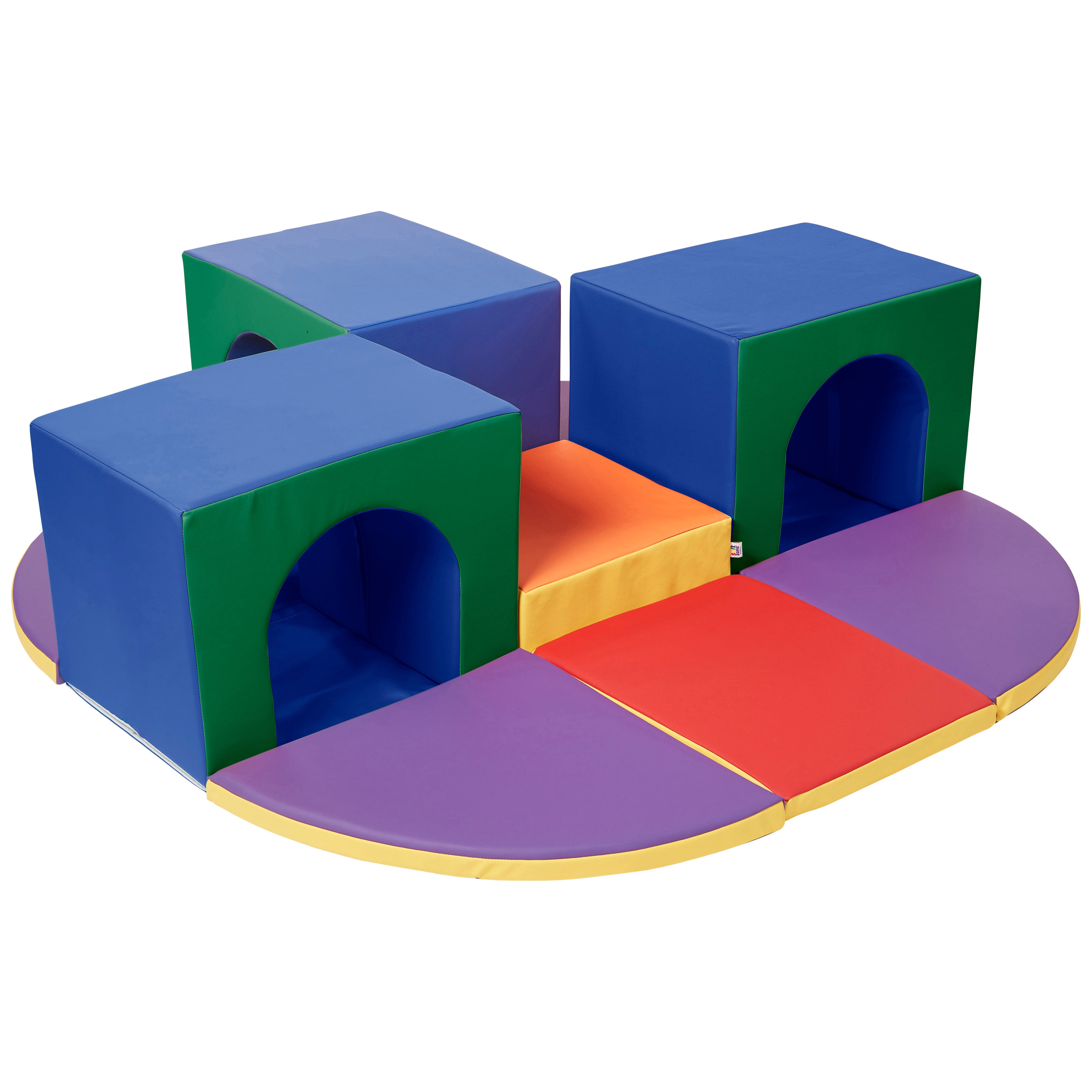 Triple Tunnel Maze 360 Climber, 9-Piece