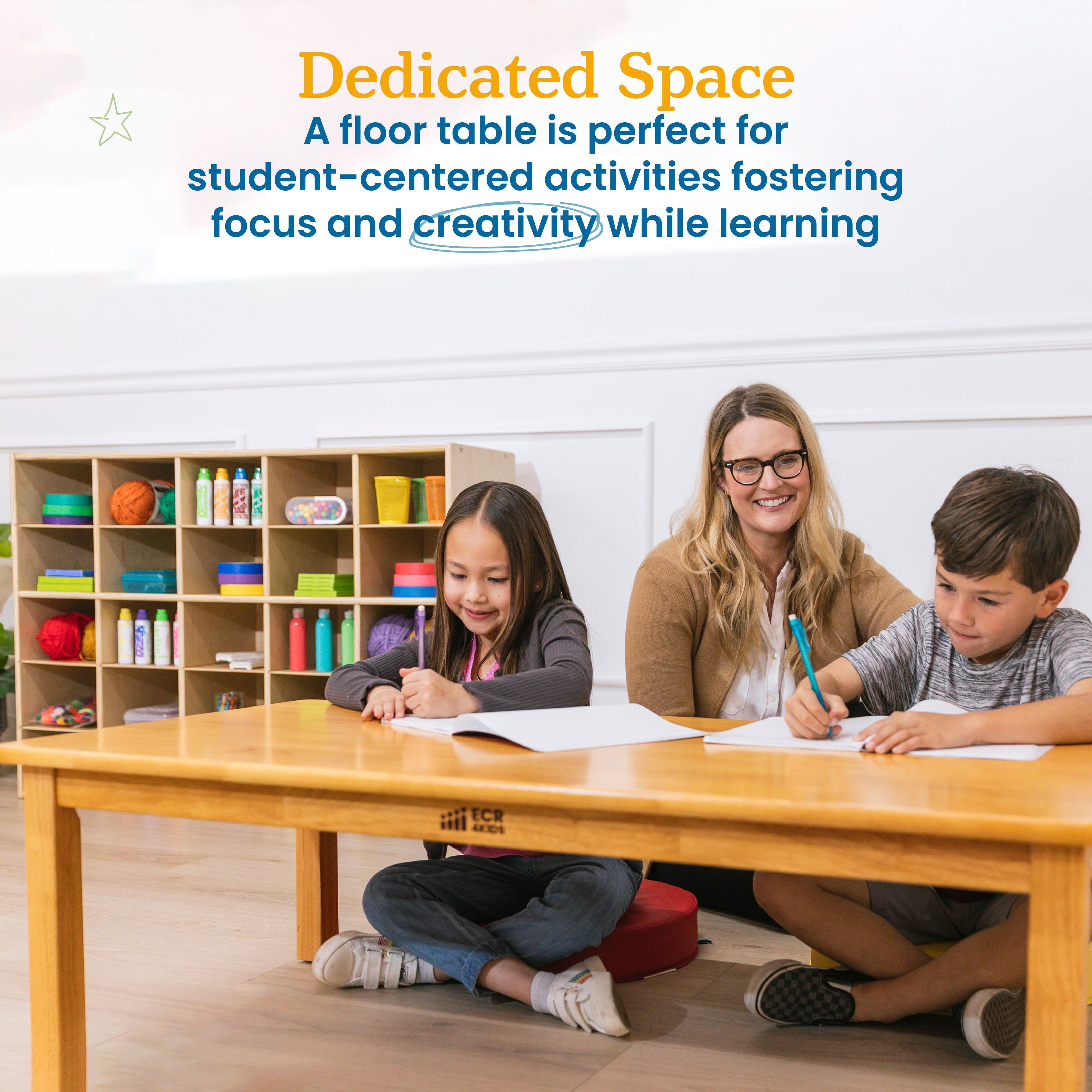 Hardwood Table with 14in Legs