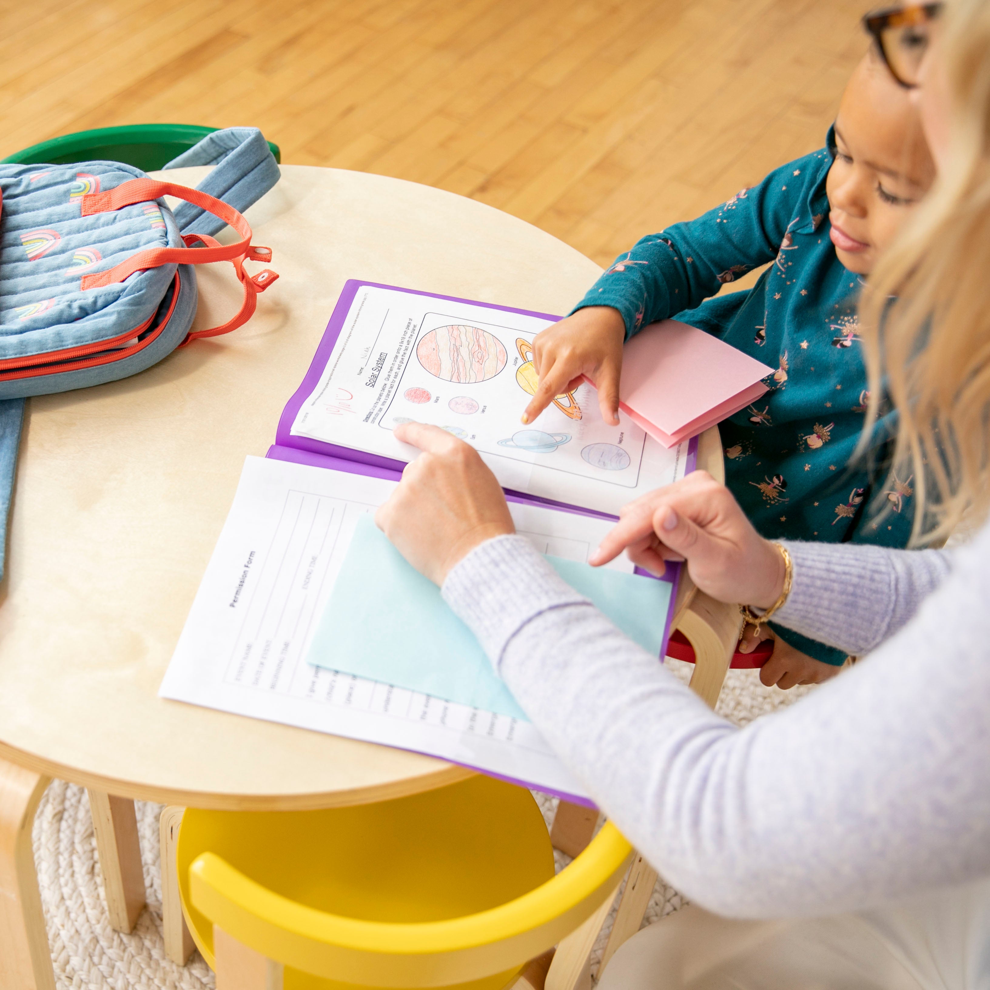 2-Pocket Parent-Teacher Classroom Communication Folder, 36-Piece