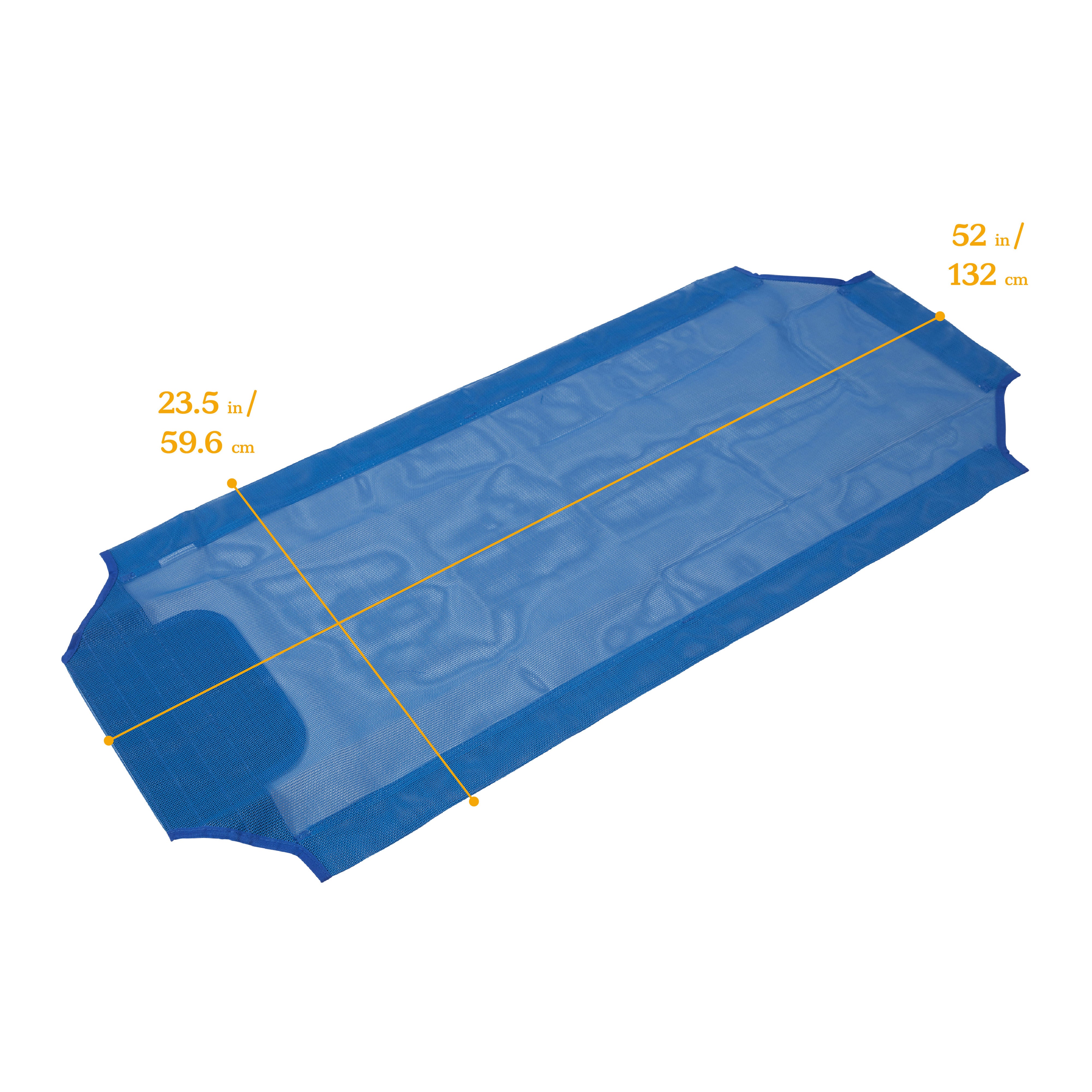 Stackable Kiddie Cot Fabric, Standard, Replacement Parts, 6-Pack
