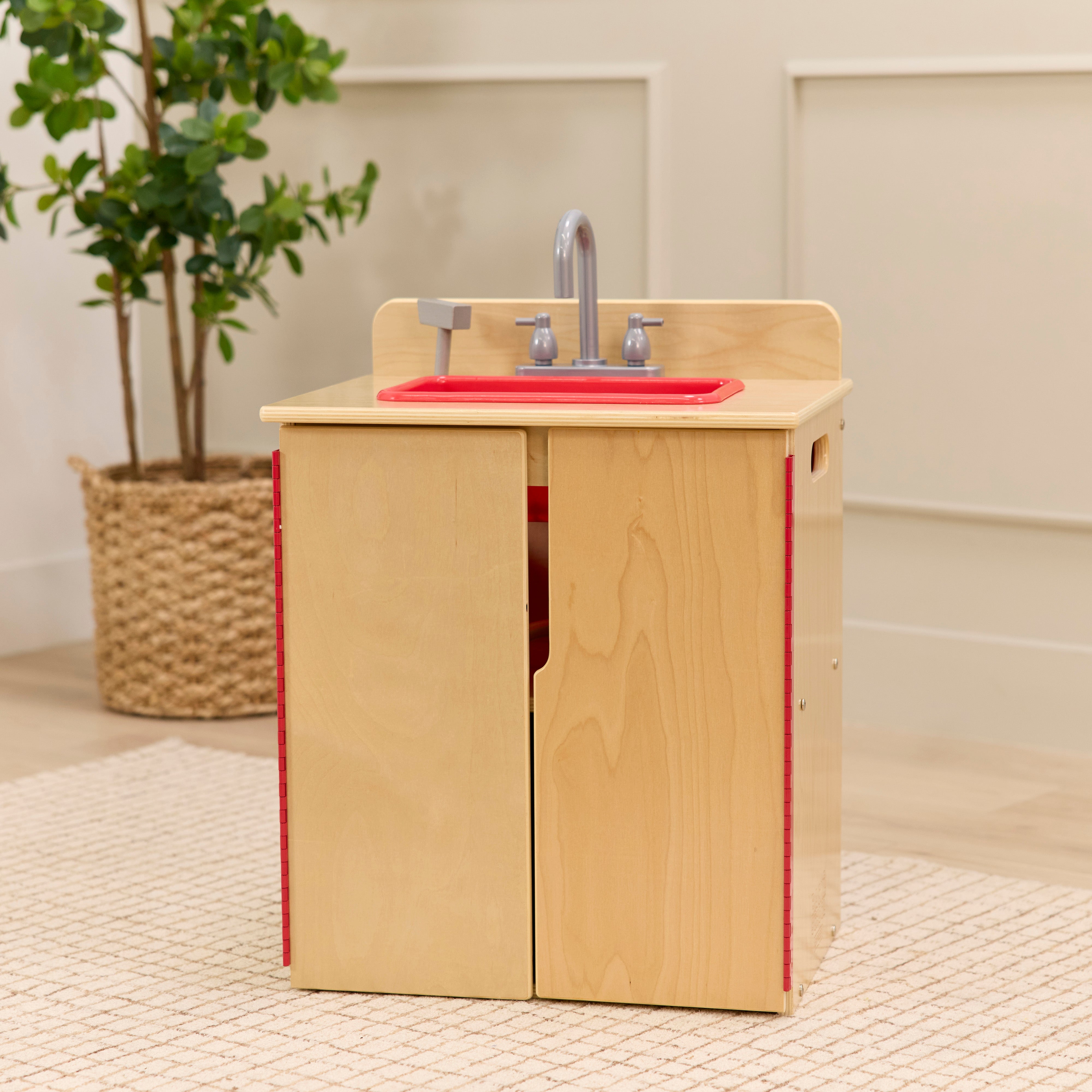Chef's Station Kids Pretend Play Kitchen Sink