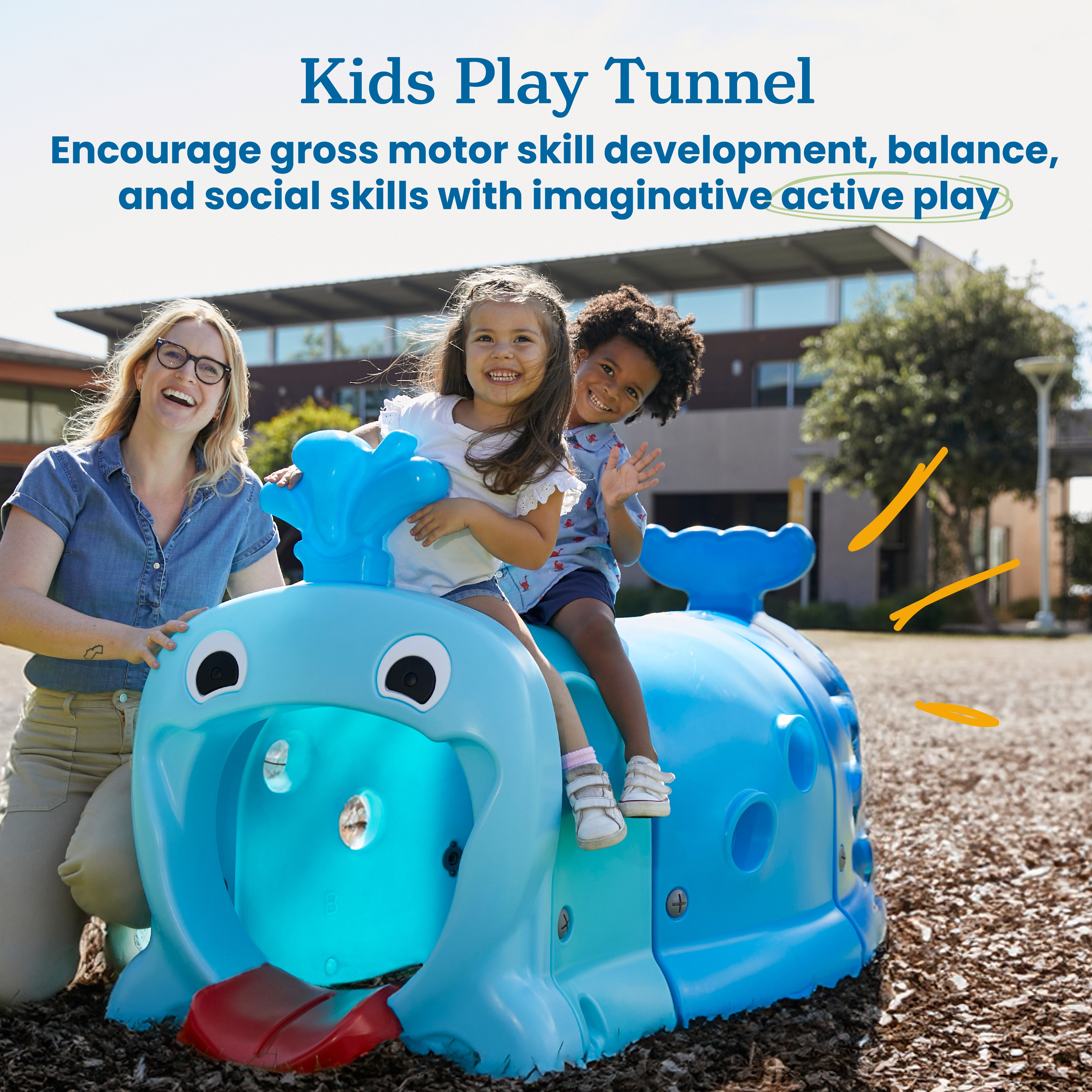 Willow Climb-N-Crawl Whale Tunnel Play Structure