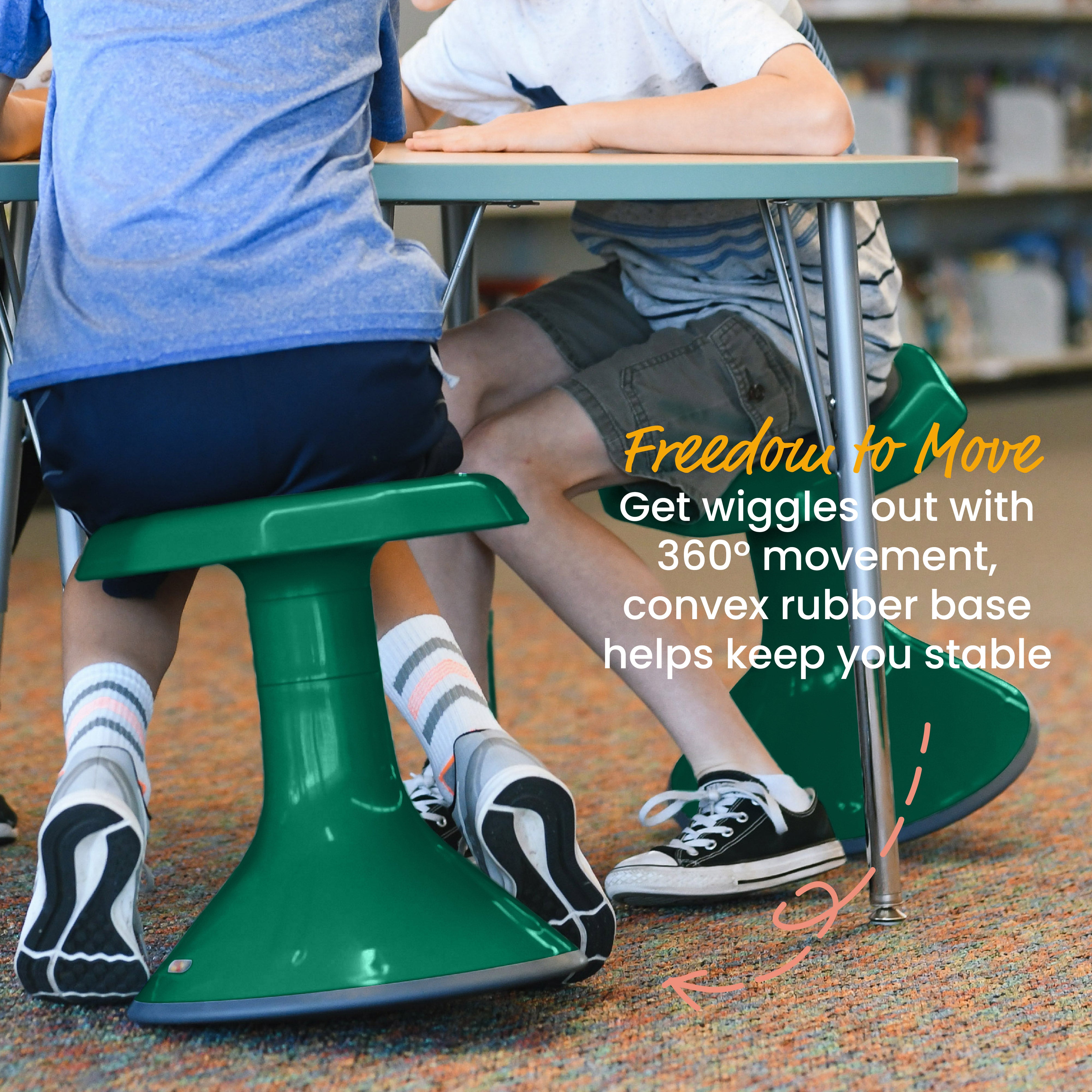 ACE Active Core Engagement Wobble Stool, 15-Inch Seat Height