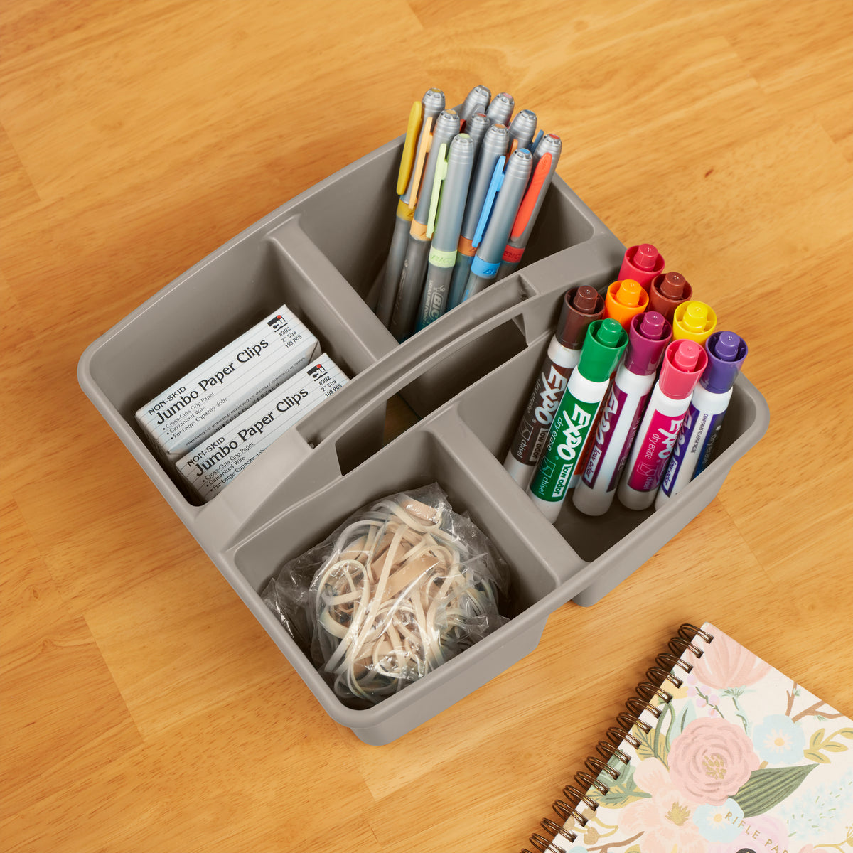 4-Compartment Medium Plastic Caddy, 6-Pack