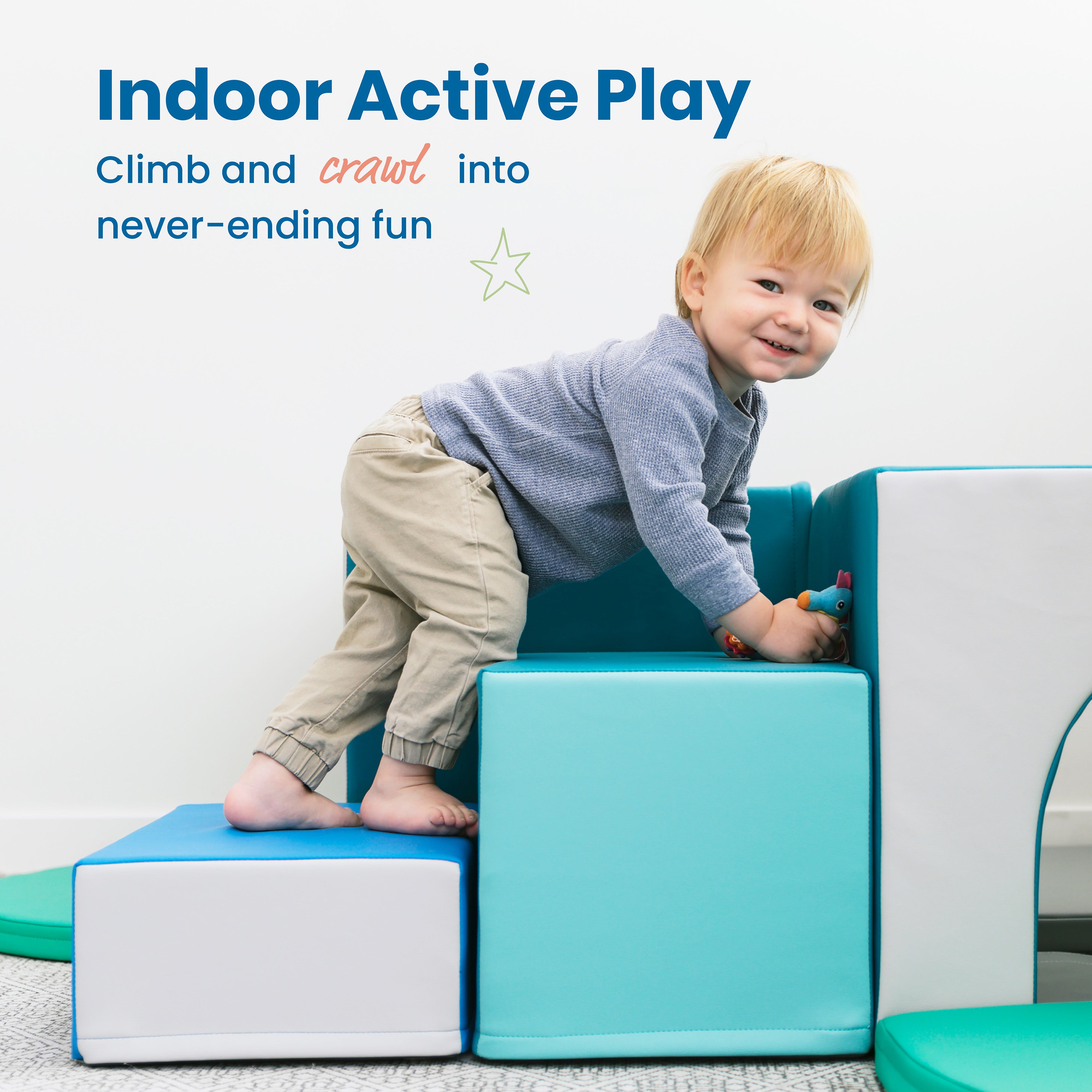 Tunnel Maze Corner Climber, 7-Piece