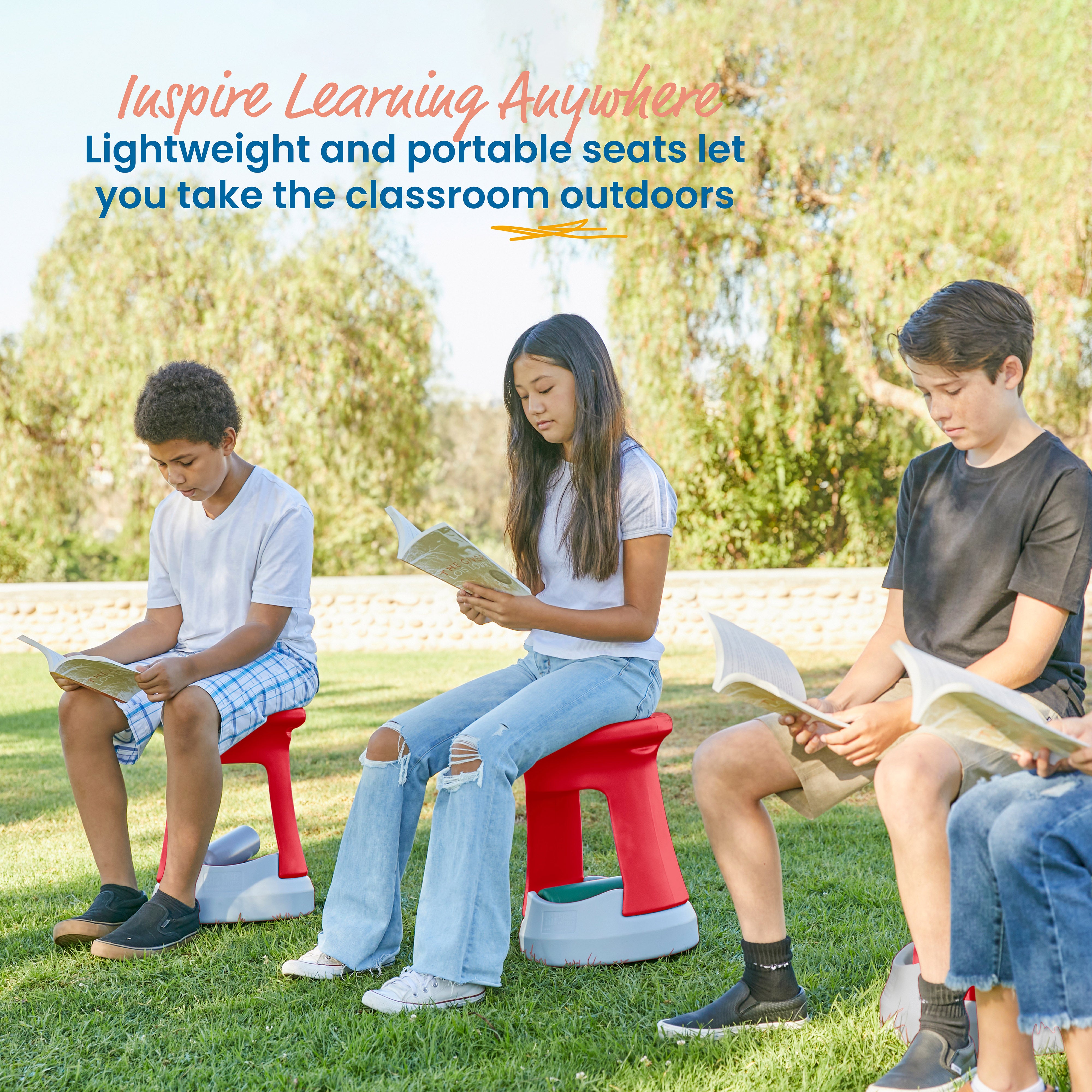 Storage Wobble Stool, 18in Seat Height