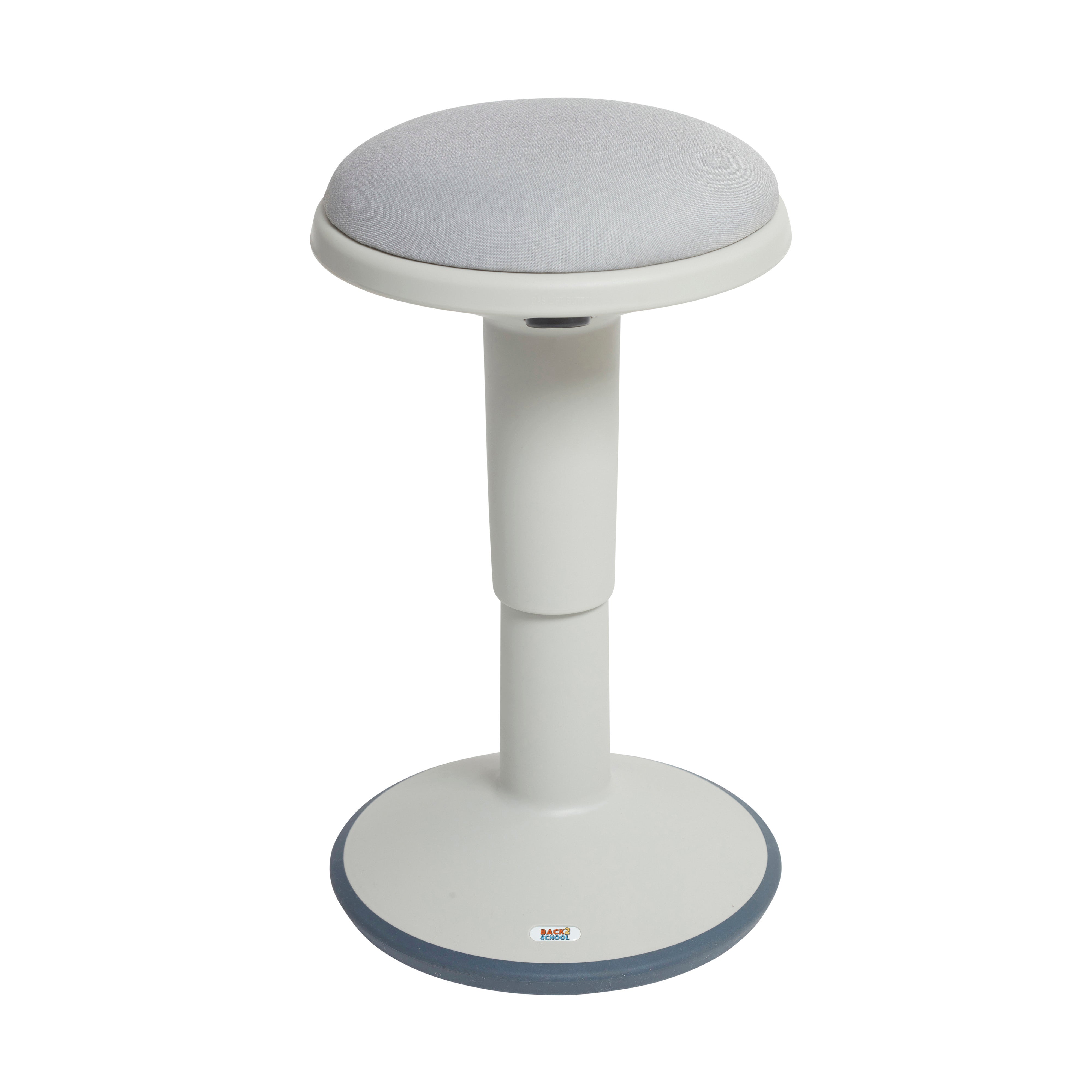 Adjustable Height Wobble Stool with Padded Cushion