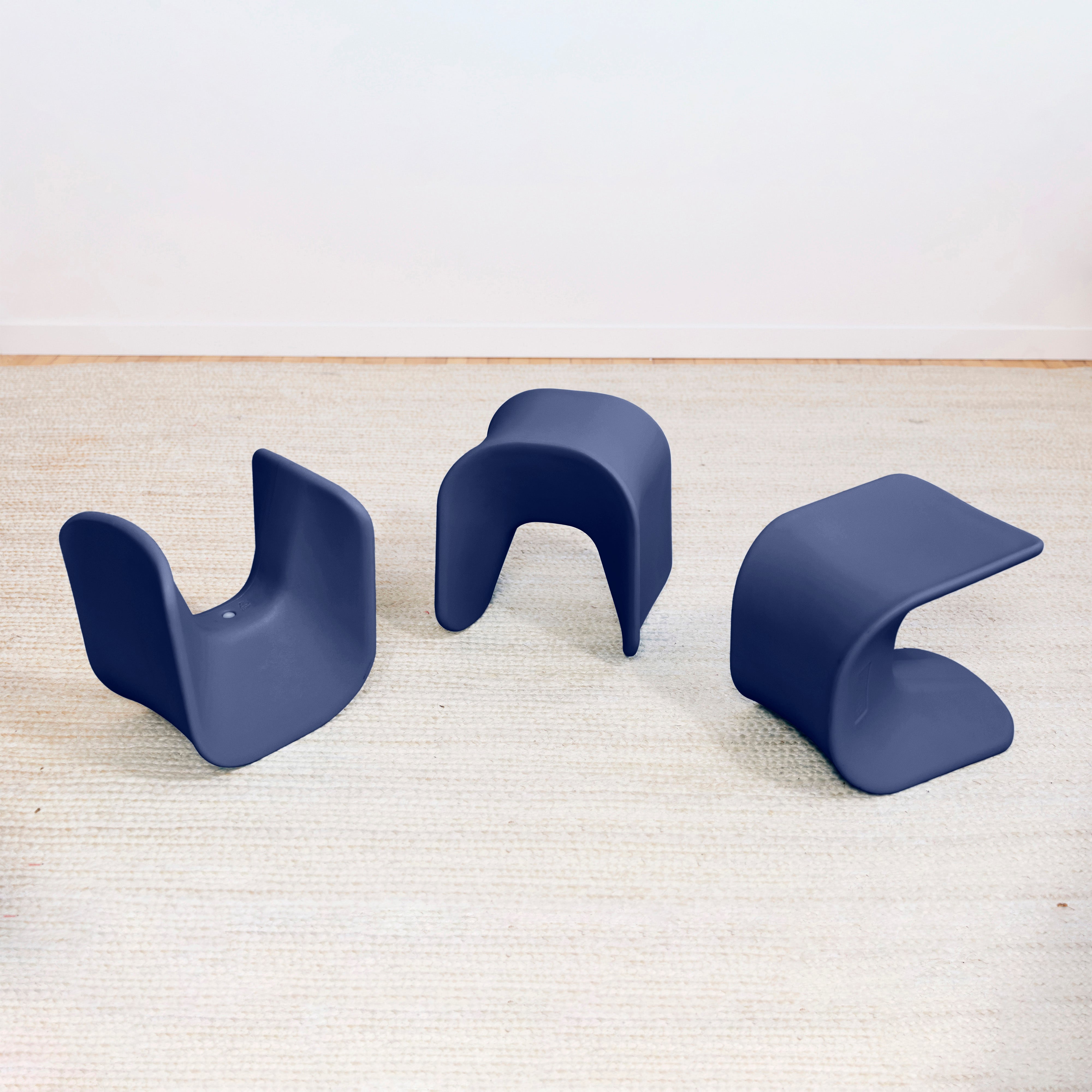 Wave Seat, 14in - 15.1in Seat Height, 2-Pack