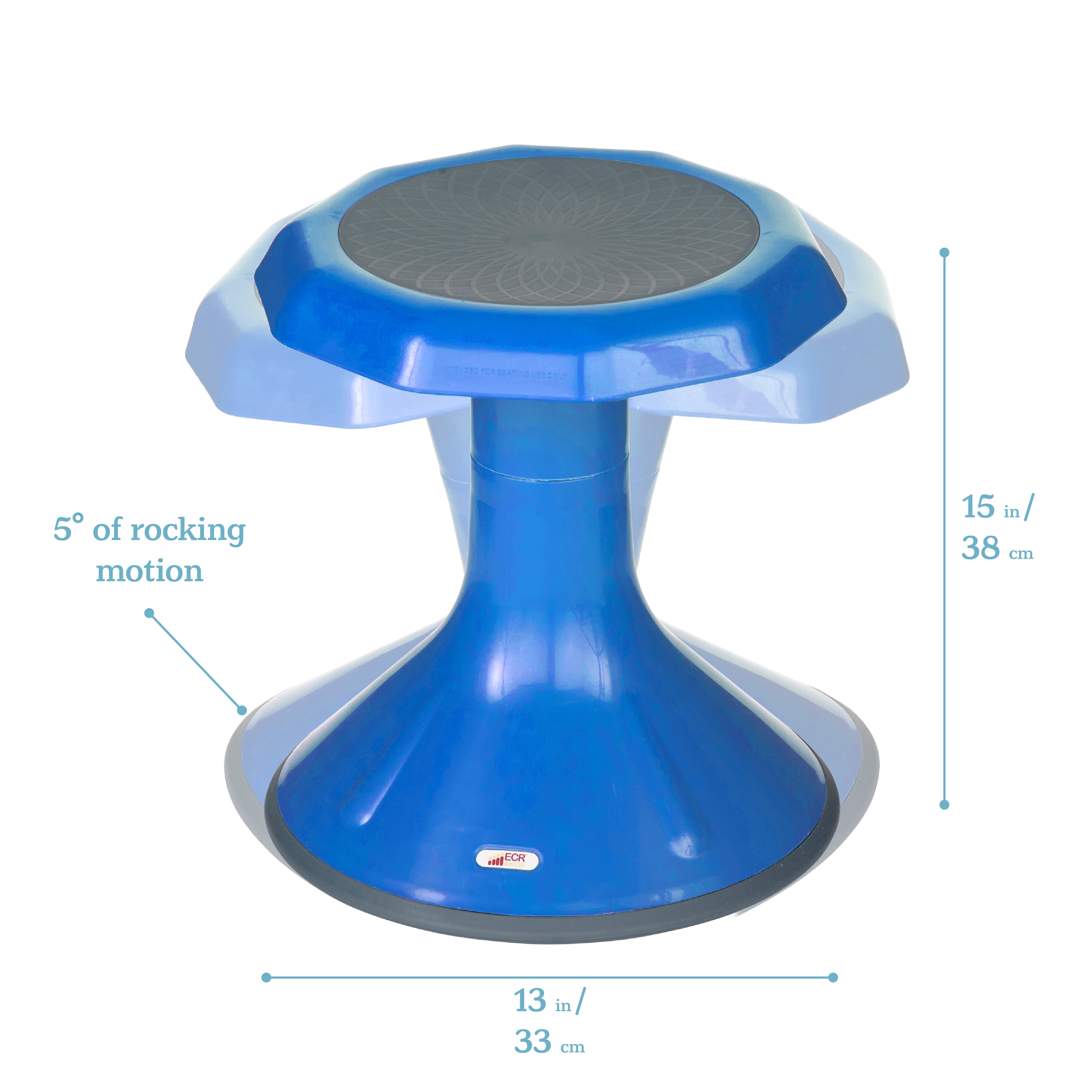 ACE Active Core Engagement Wobble Stool, 15-Inch Seat Height