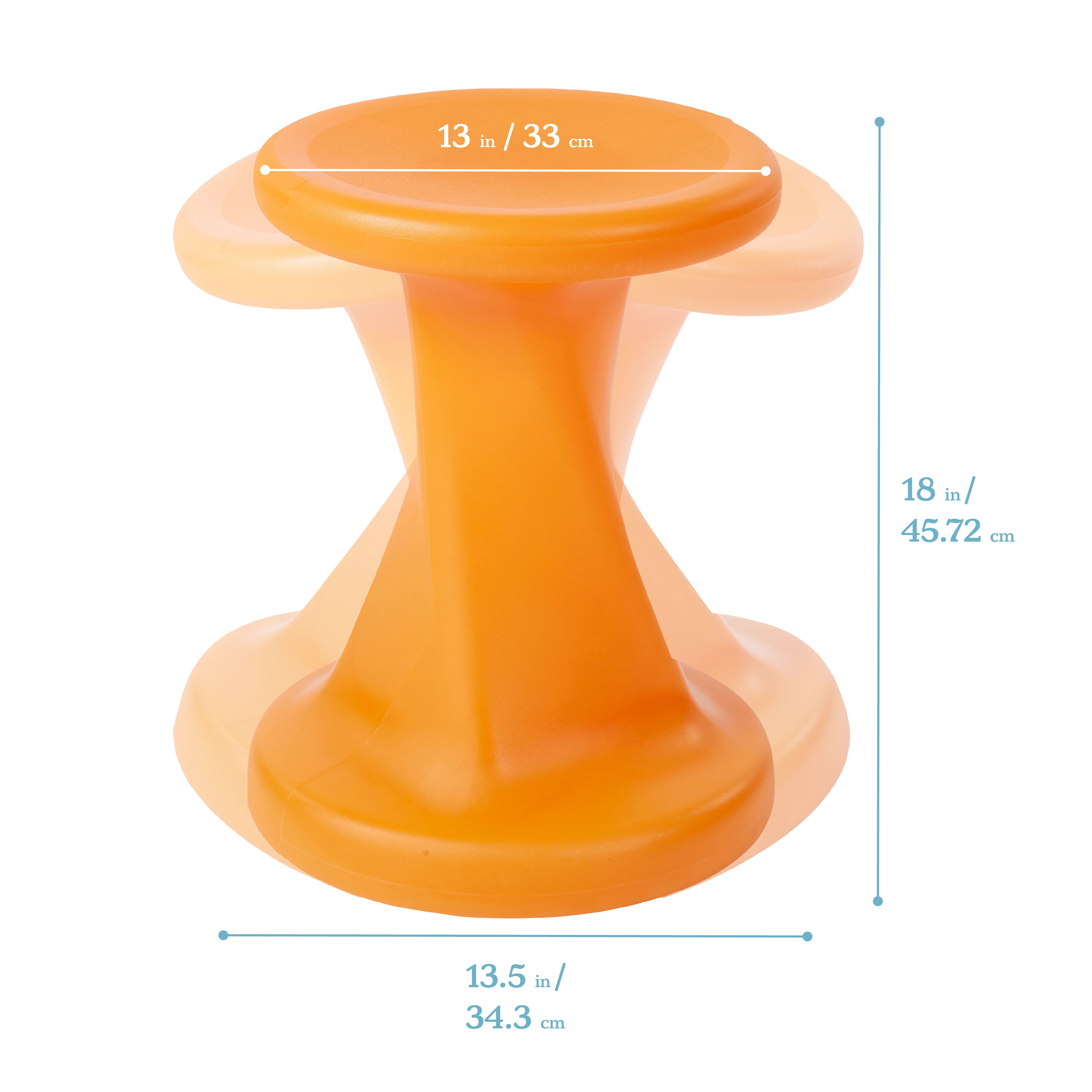 Twist Wobble Stool, 18in Seat Height