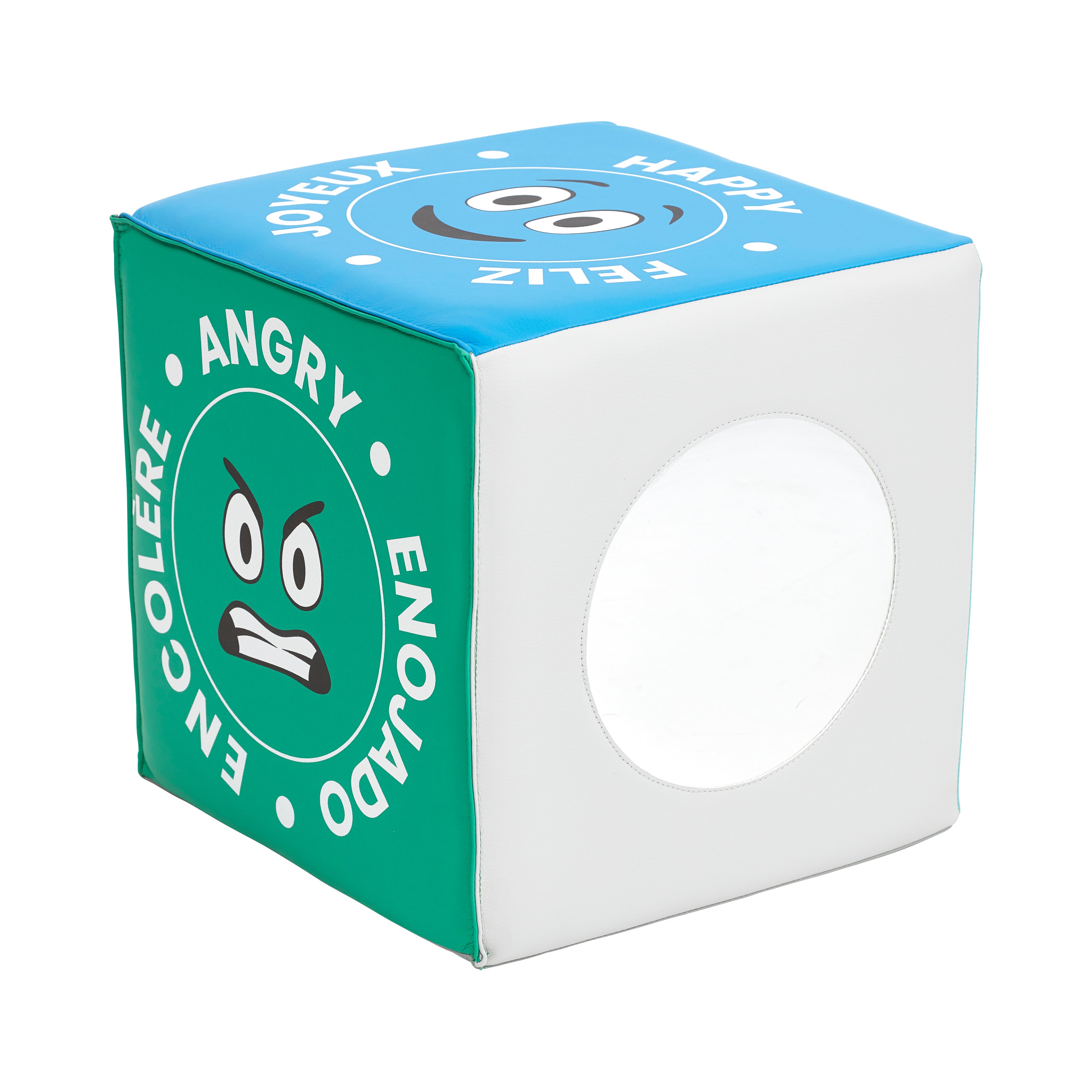 Trilingual Emotion Activity Cube with Mirror