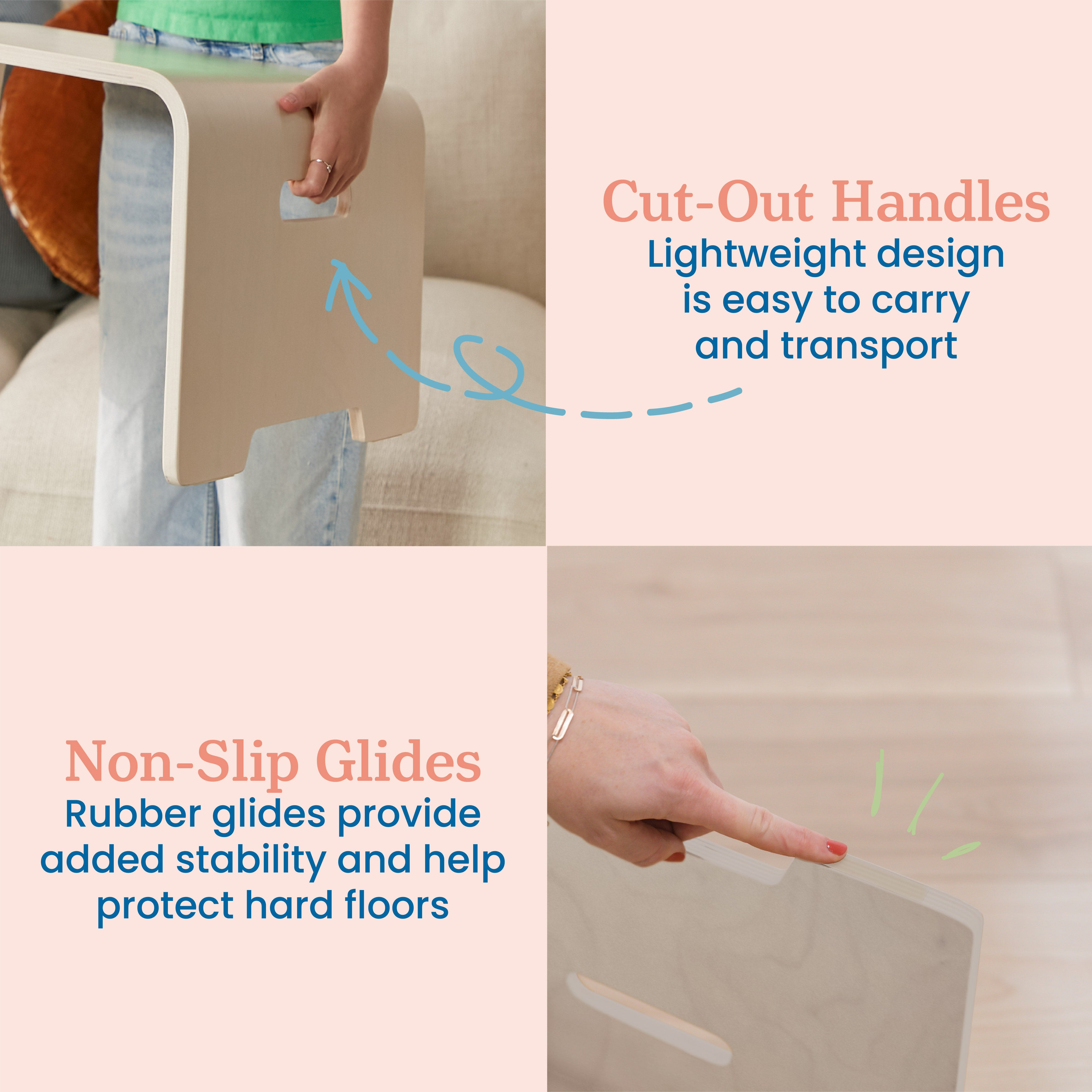 Bentwood Lap Desk with Handles