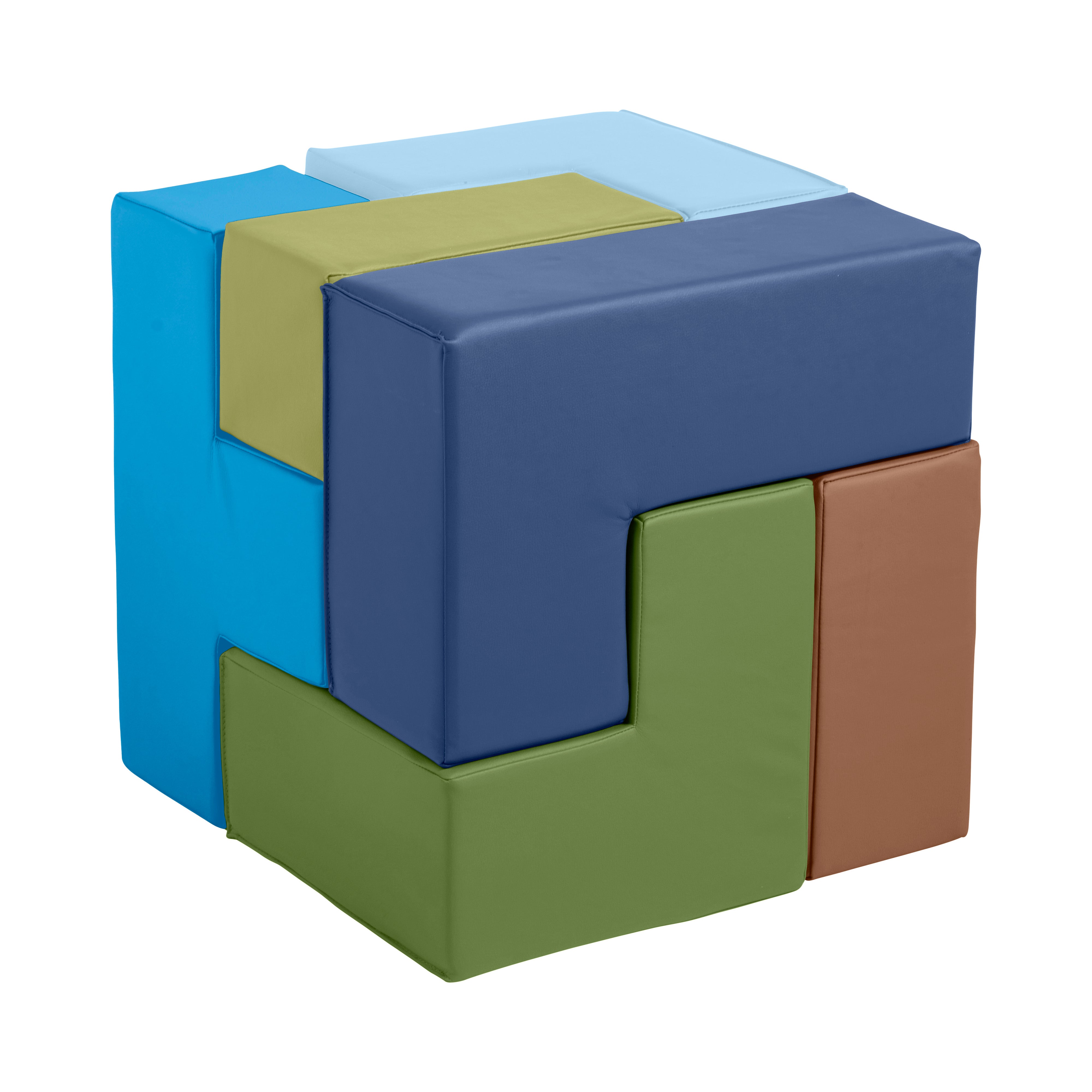 SoftZone Brainy Building Blocks, 7-Piece