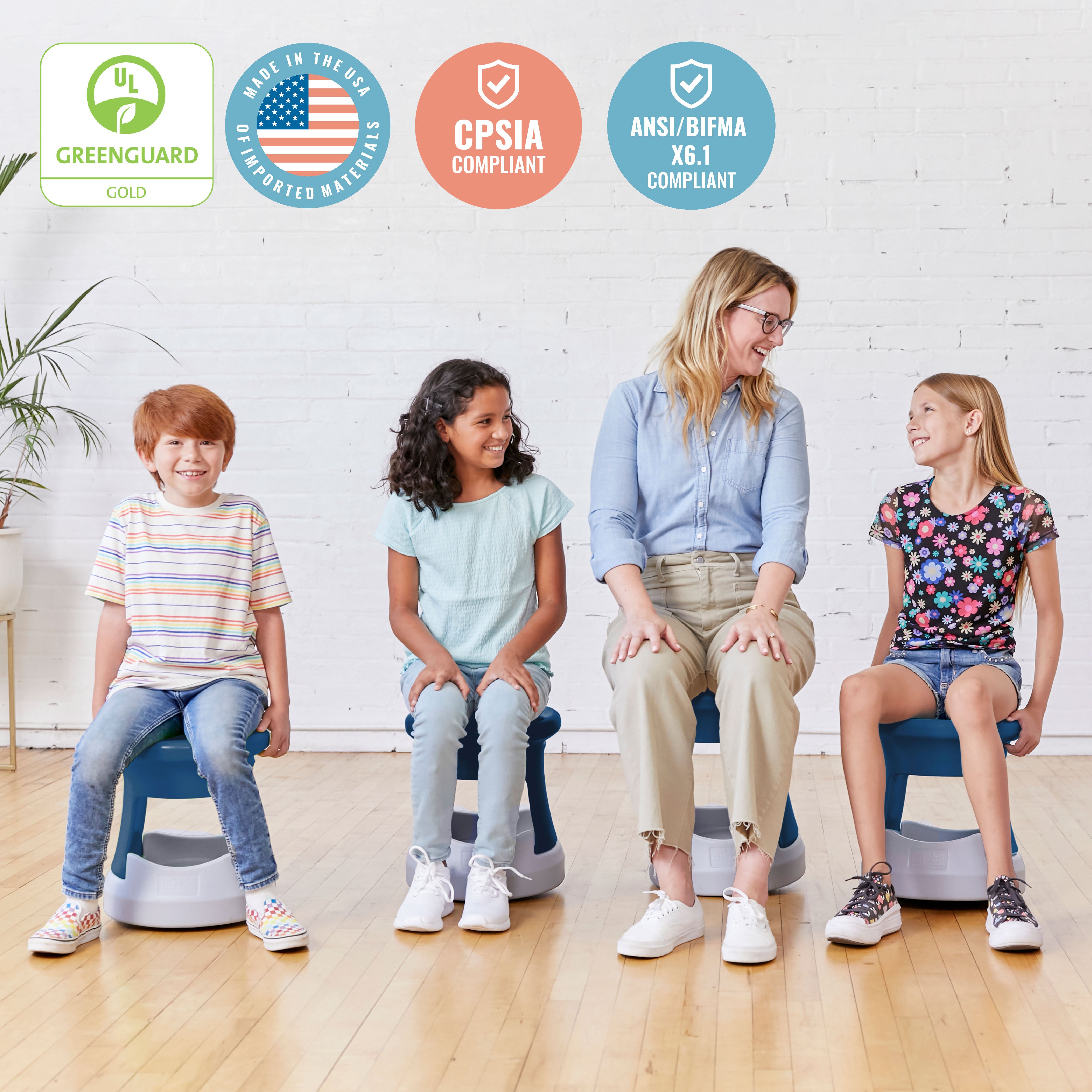 Storage Wobble Stool, 15in Seat Height