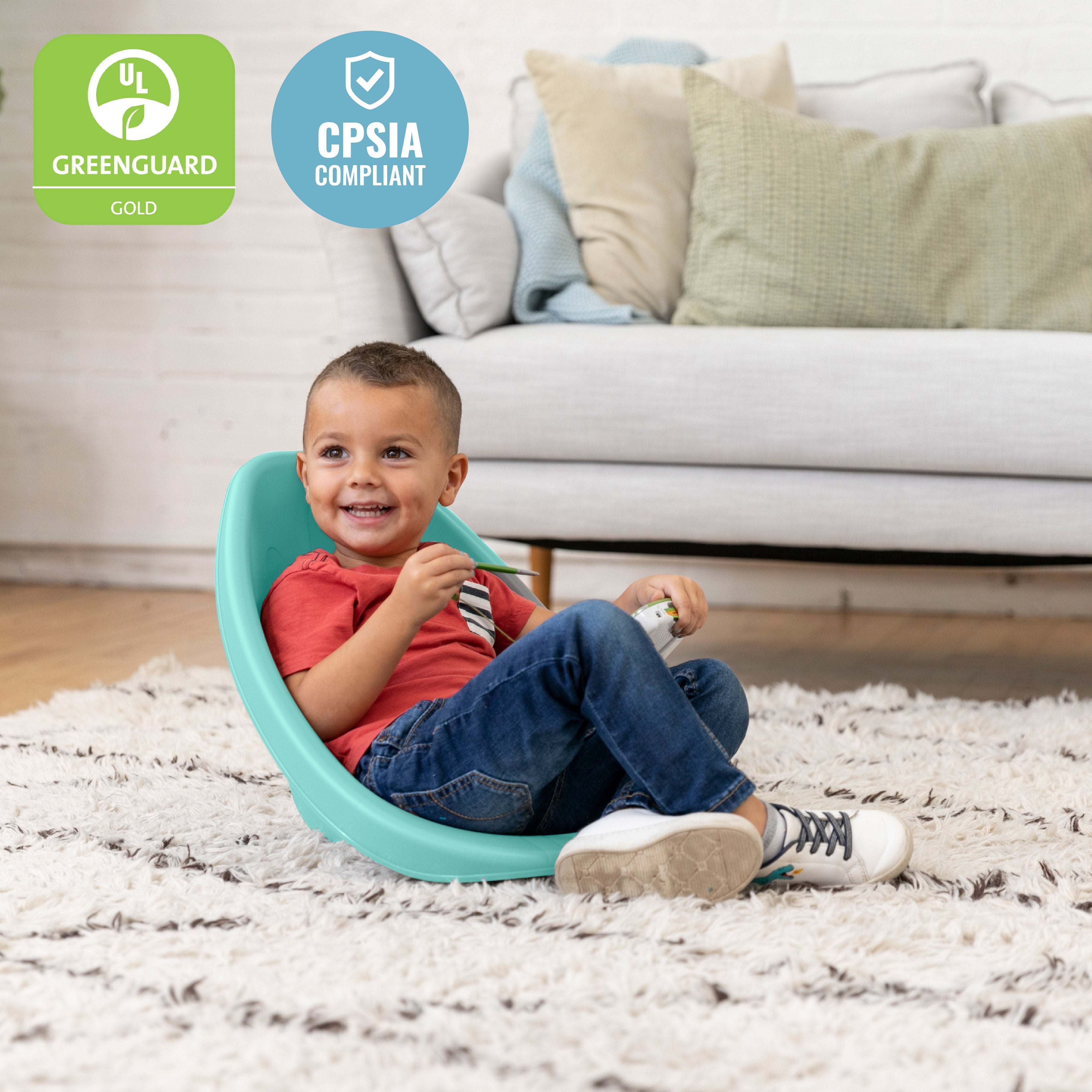 Leaf Scoop Floor Seat, 6-Piece