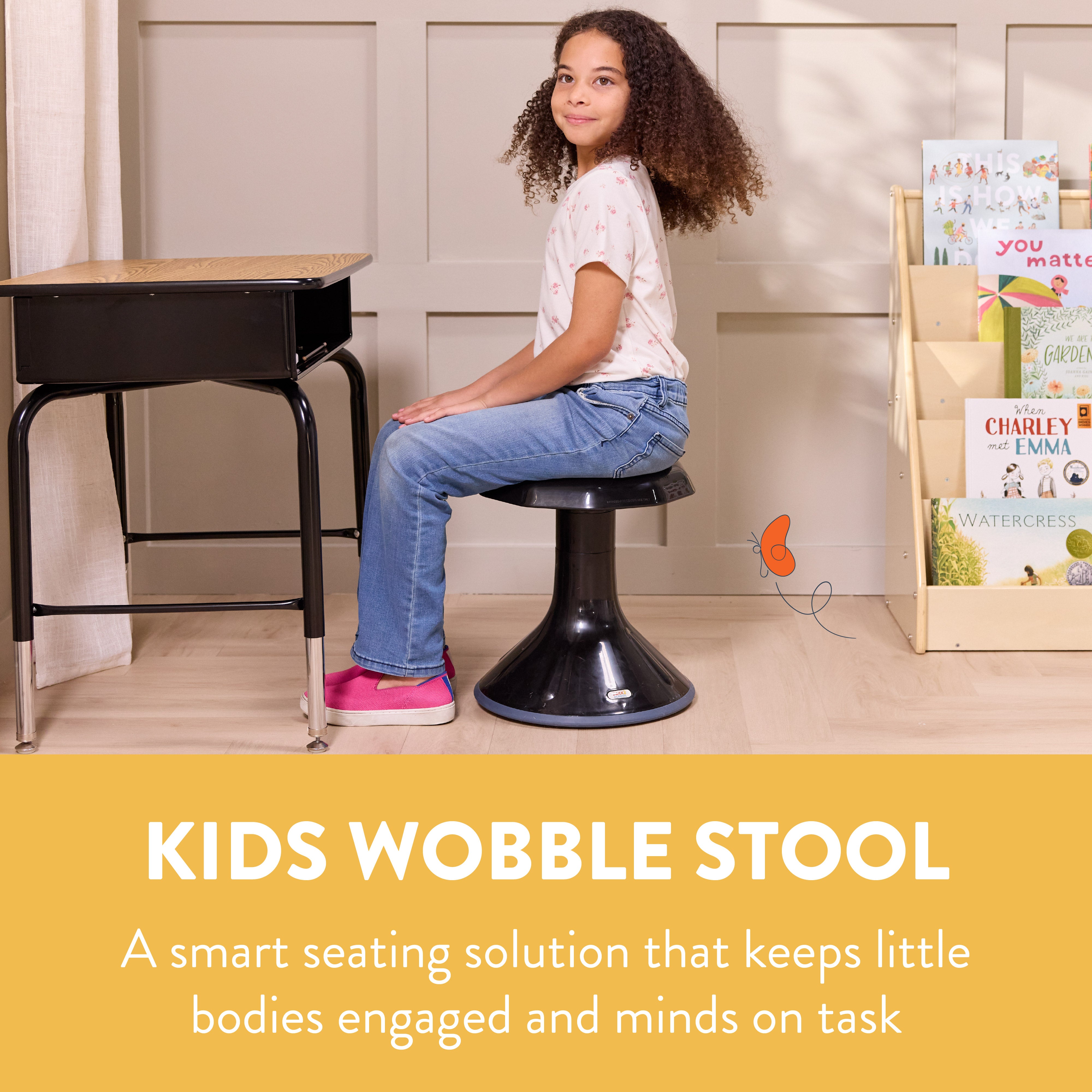 Wobble Sensory Stool, 15in Seat Height