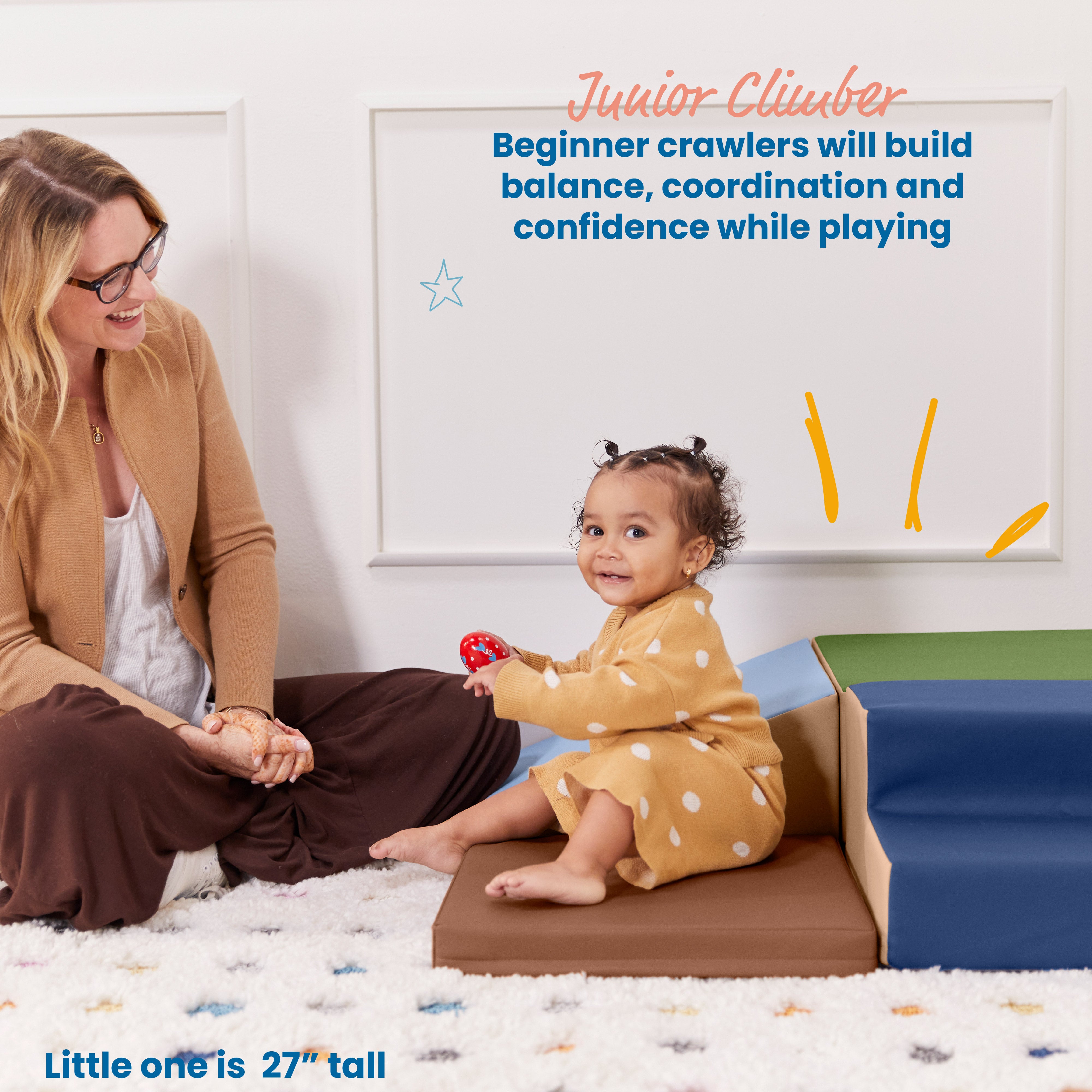 SoftZone Junior Little Me Corner Climber, 4-Piece
