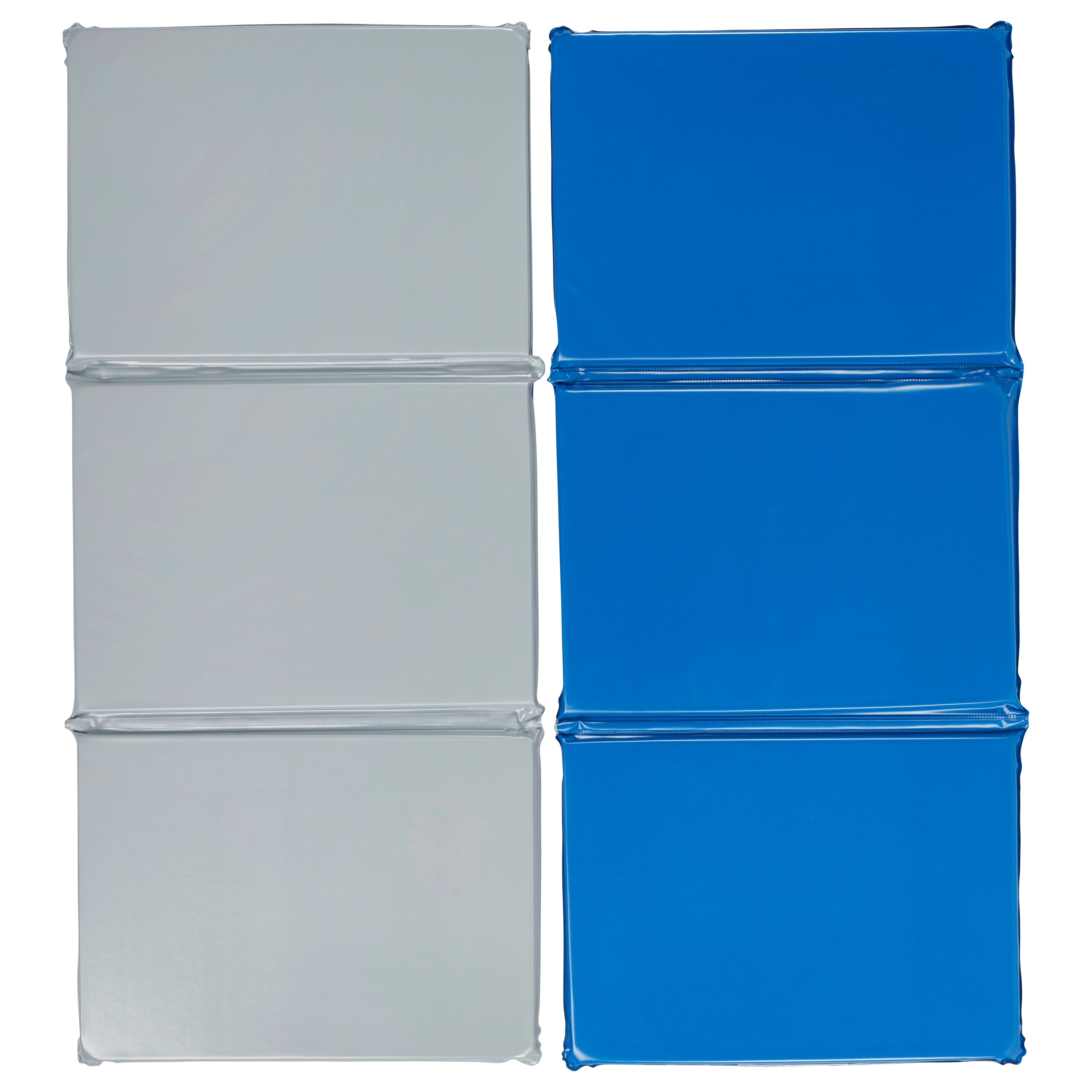 Everyday Folding Rest Mat, 3-Section, 1in, Sleeping Pad, Blue/Grey