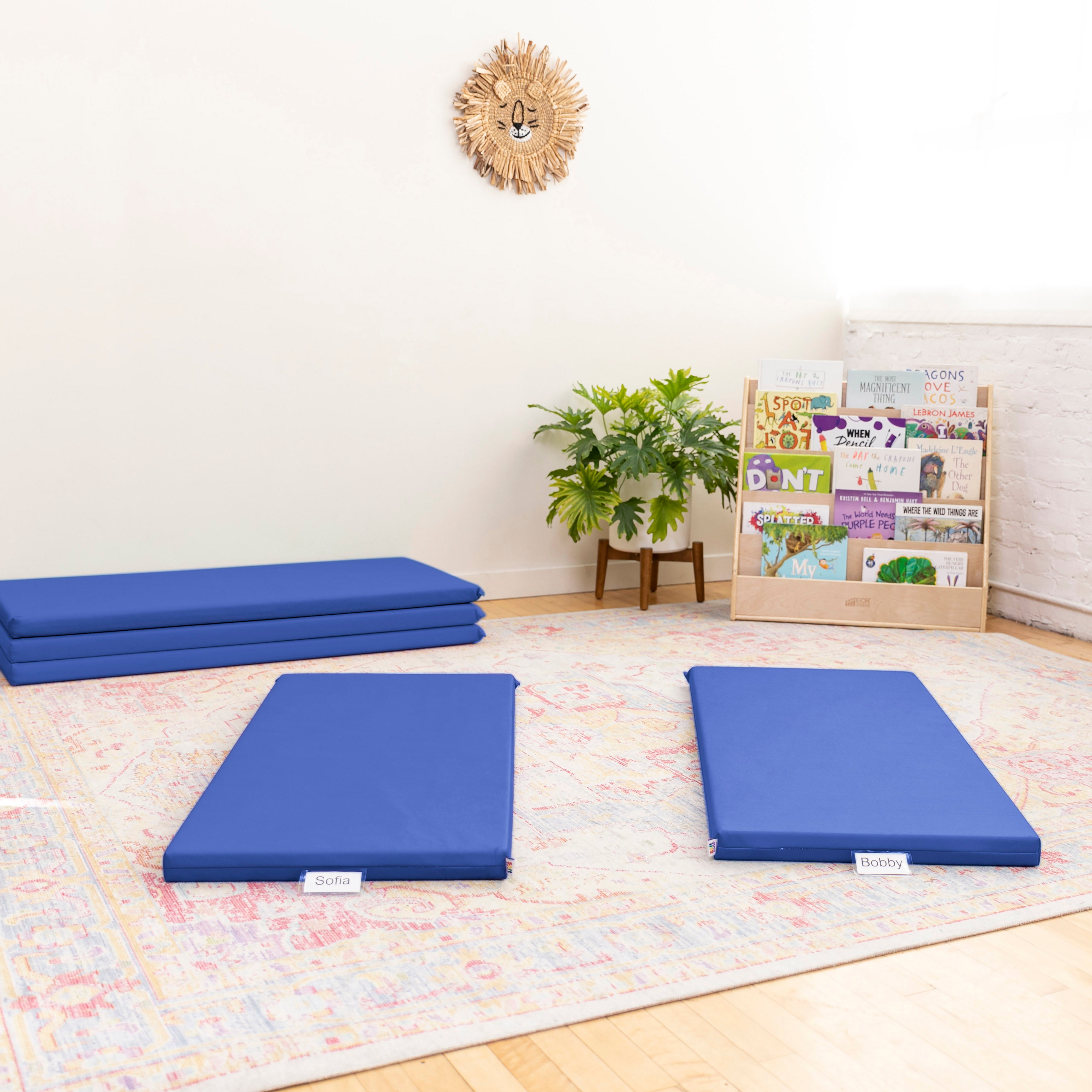 Rainbow Rest Mat with Name Tag, 5-Piece