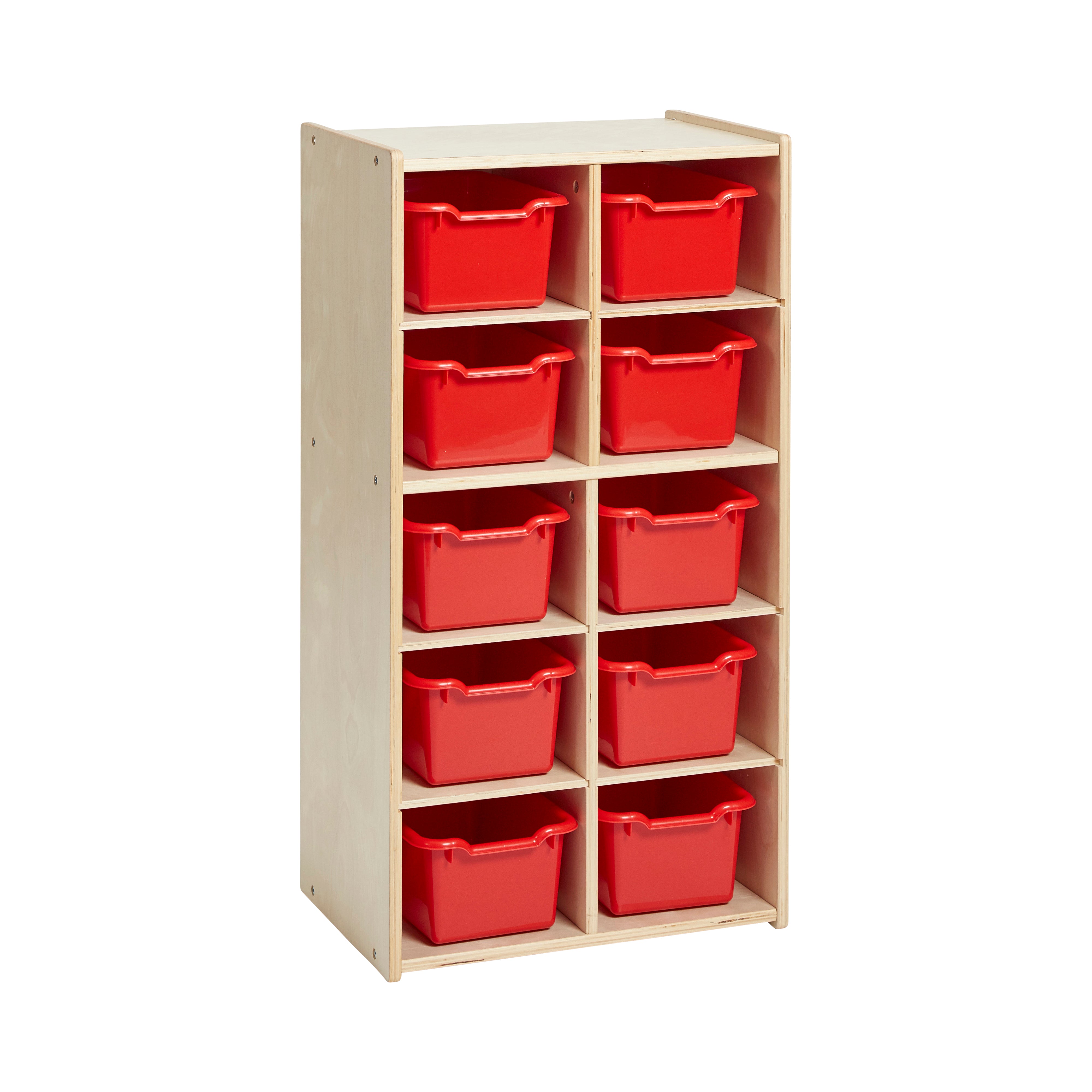 Streamline 10 Cubby Tray Cabinet and 10 Scoop Front Bins, 5x2