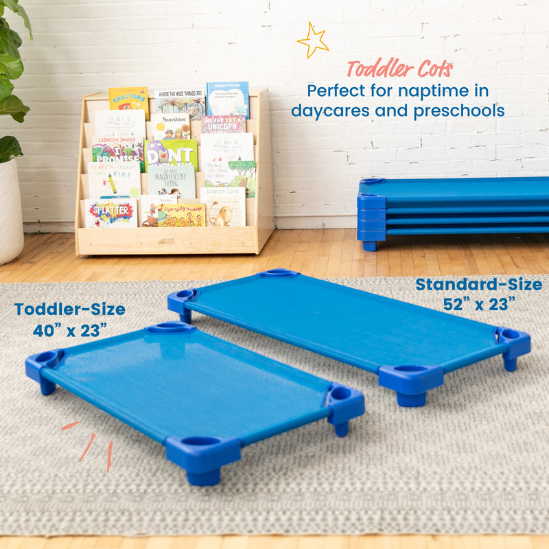 Stackable Kiddie Cot, Toddler Size, Ready-to-Assemble