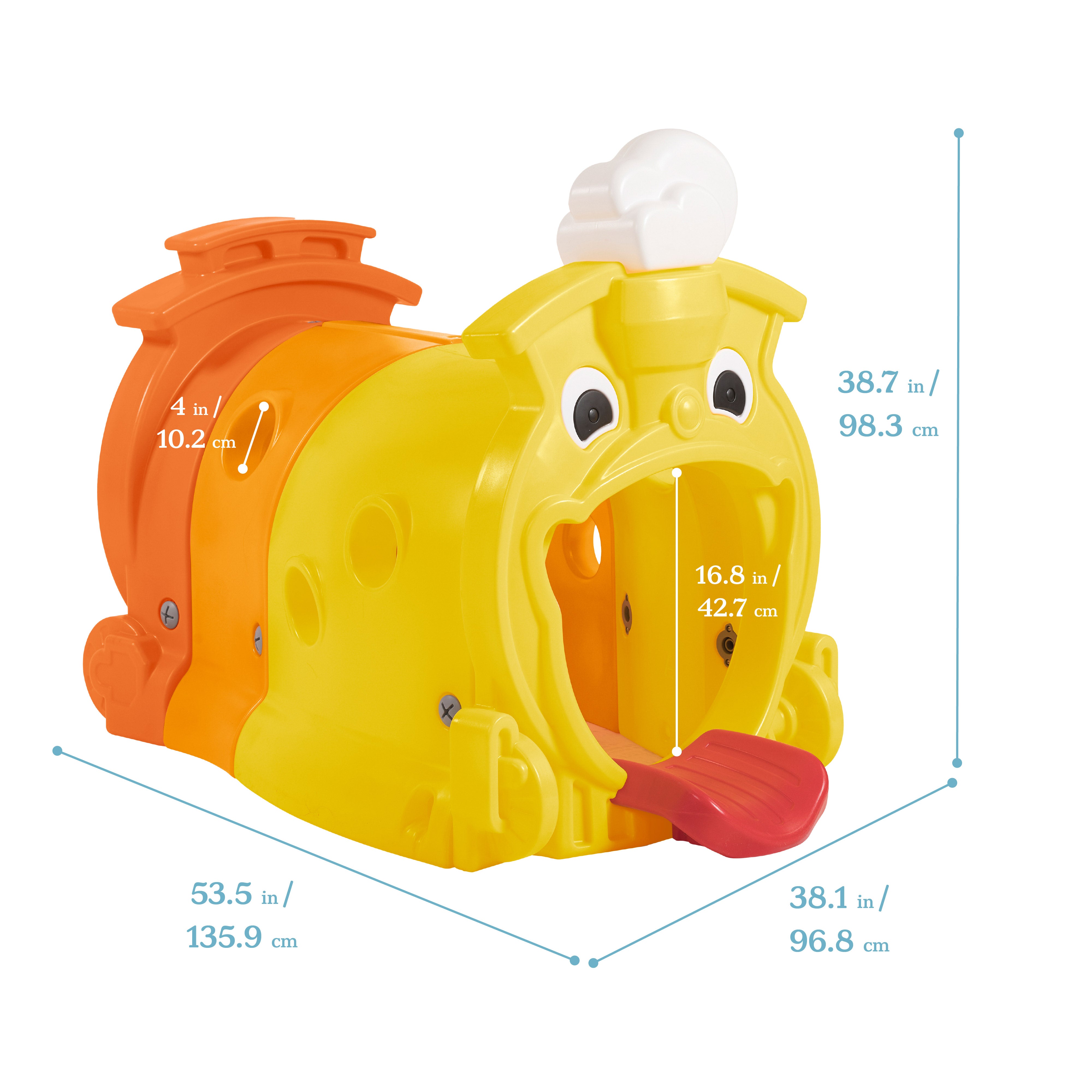 Toby Climb-N-Crawl Train Tunnel Play Structure