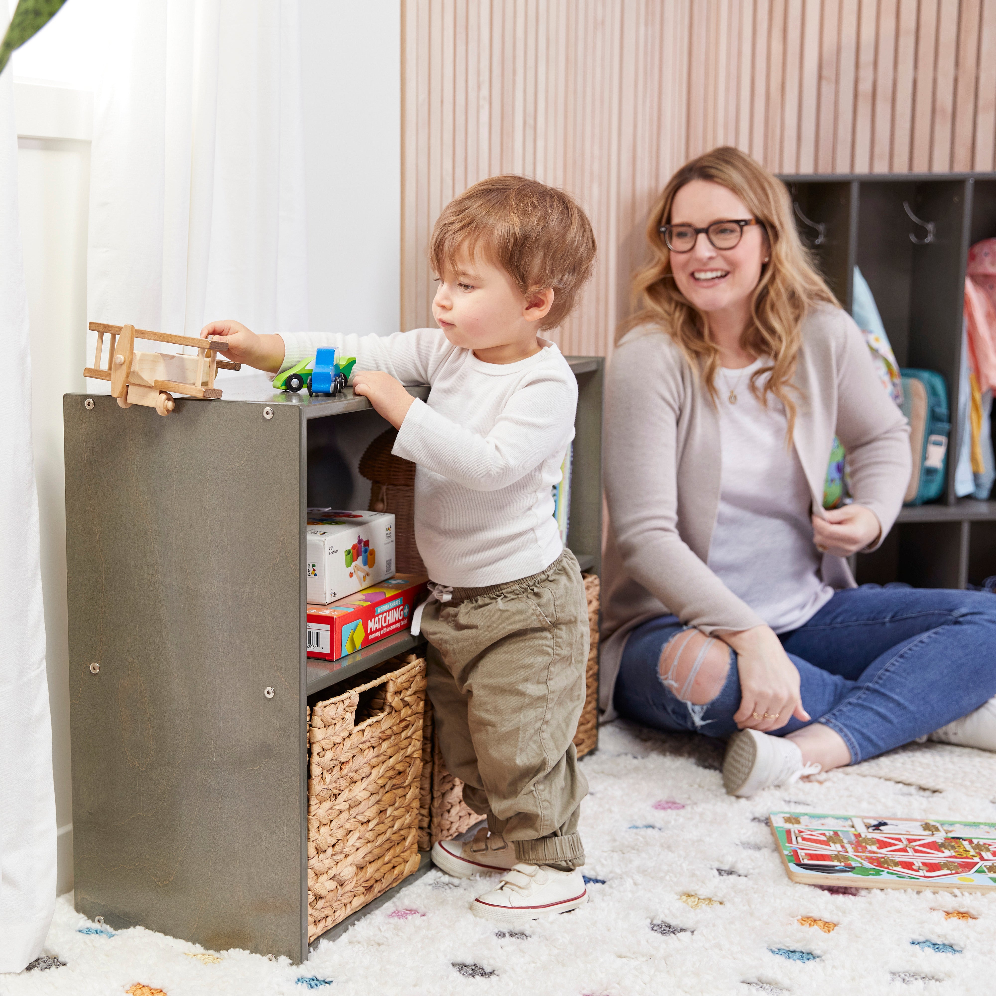 Streamline 2-Shelf Storage Cabinet, 24in
