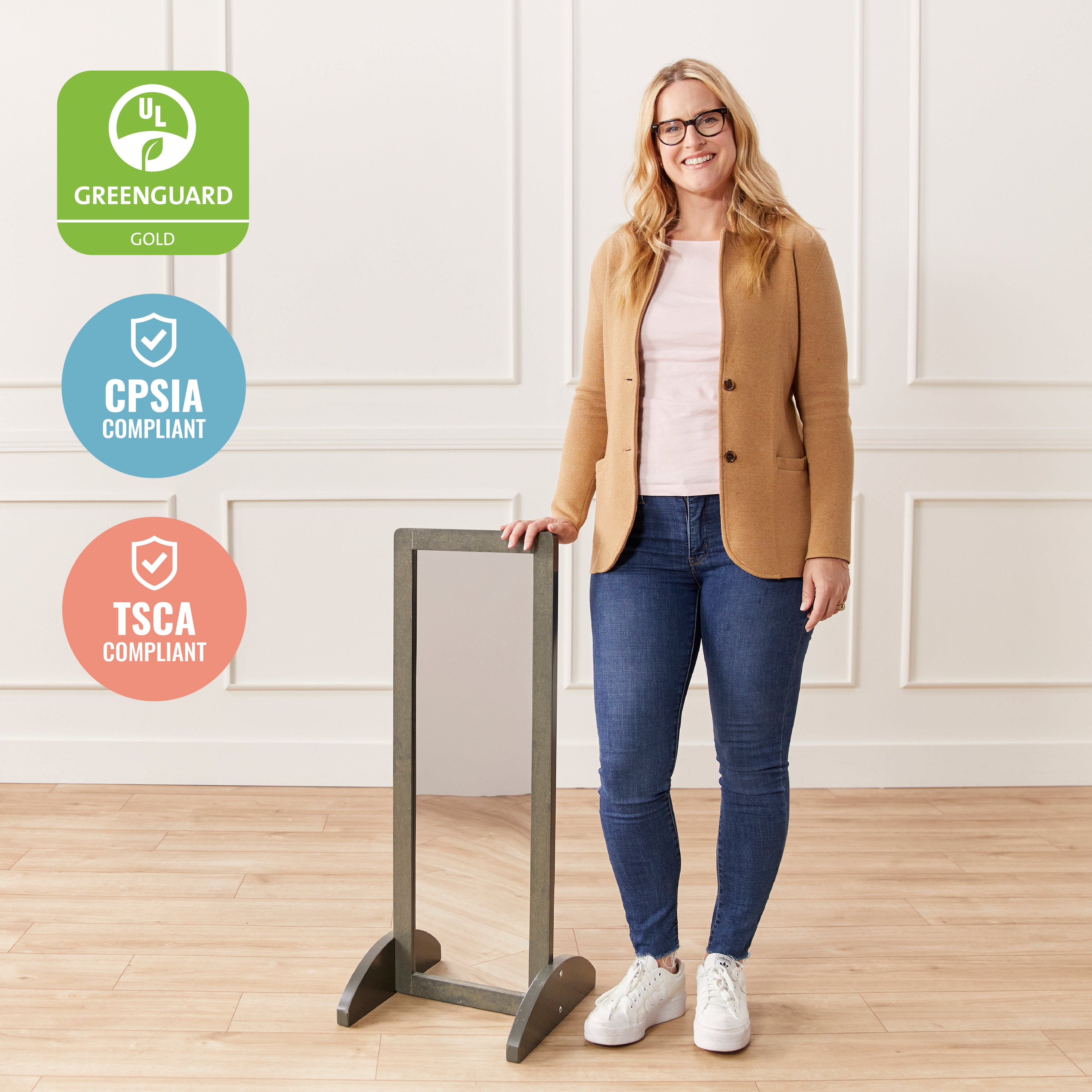 Toddler Single-Sided Bi-Directional Mirror