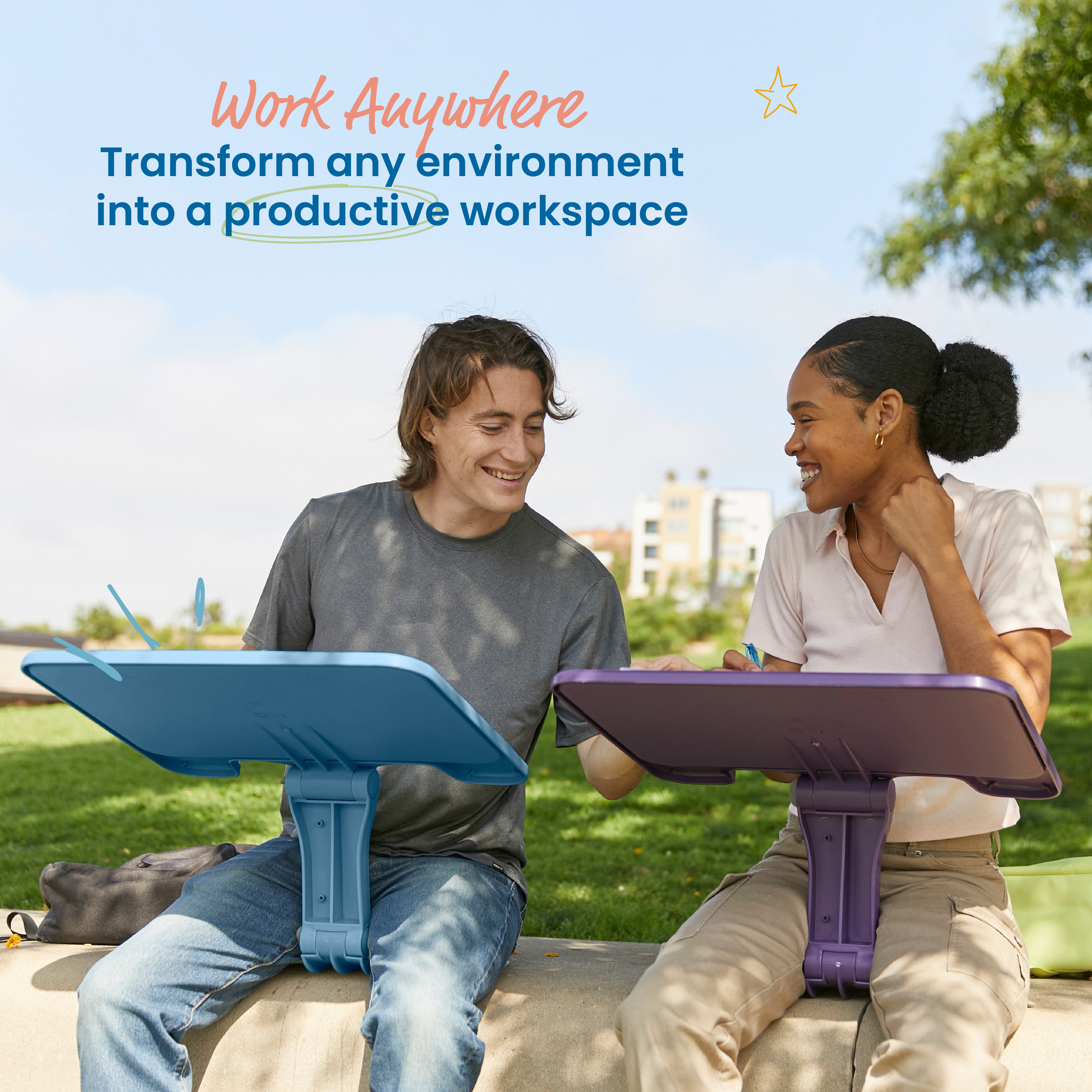 The Surf Folding Portable Lap Desk, Large