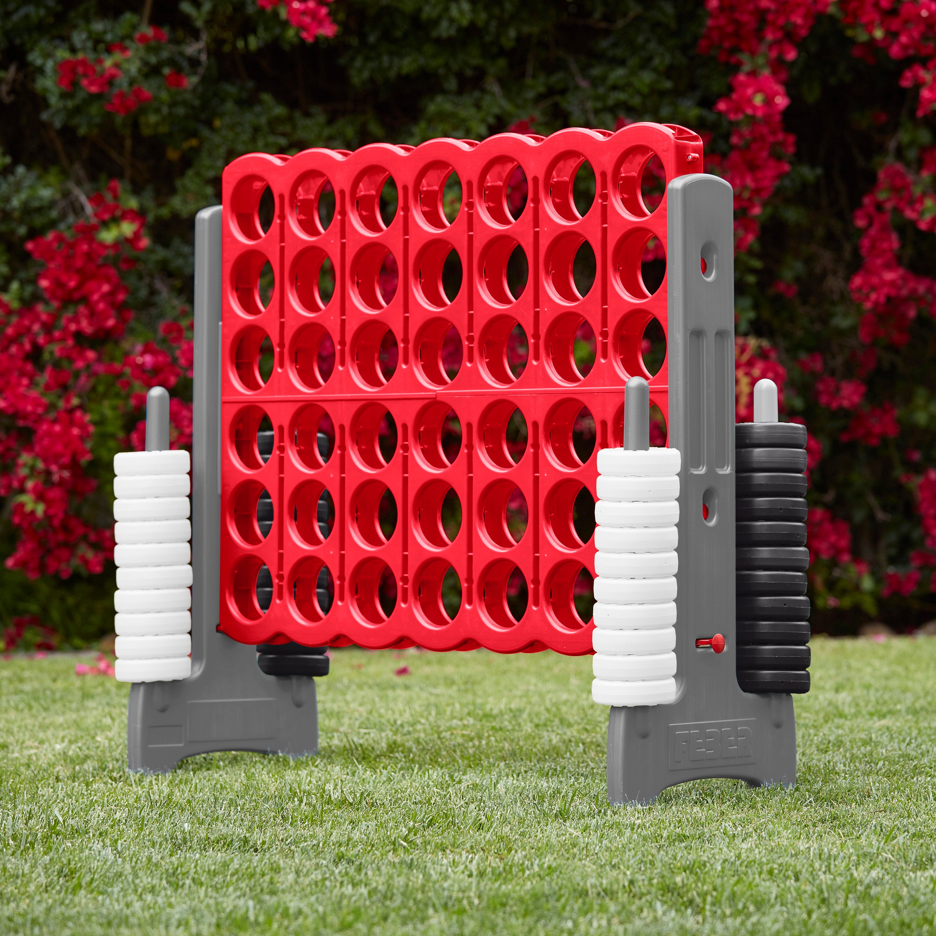 Jumbo 4-To-Score Giant Game with 42 Rings and Reset Sliders