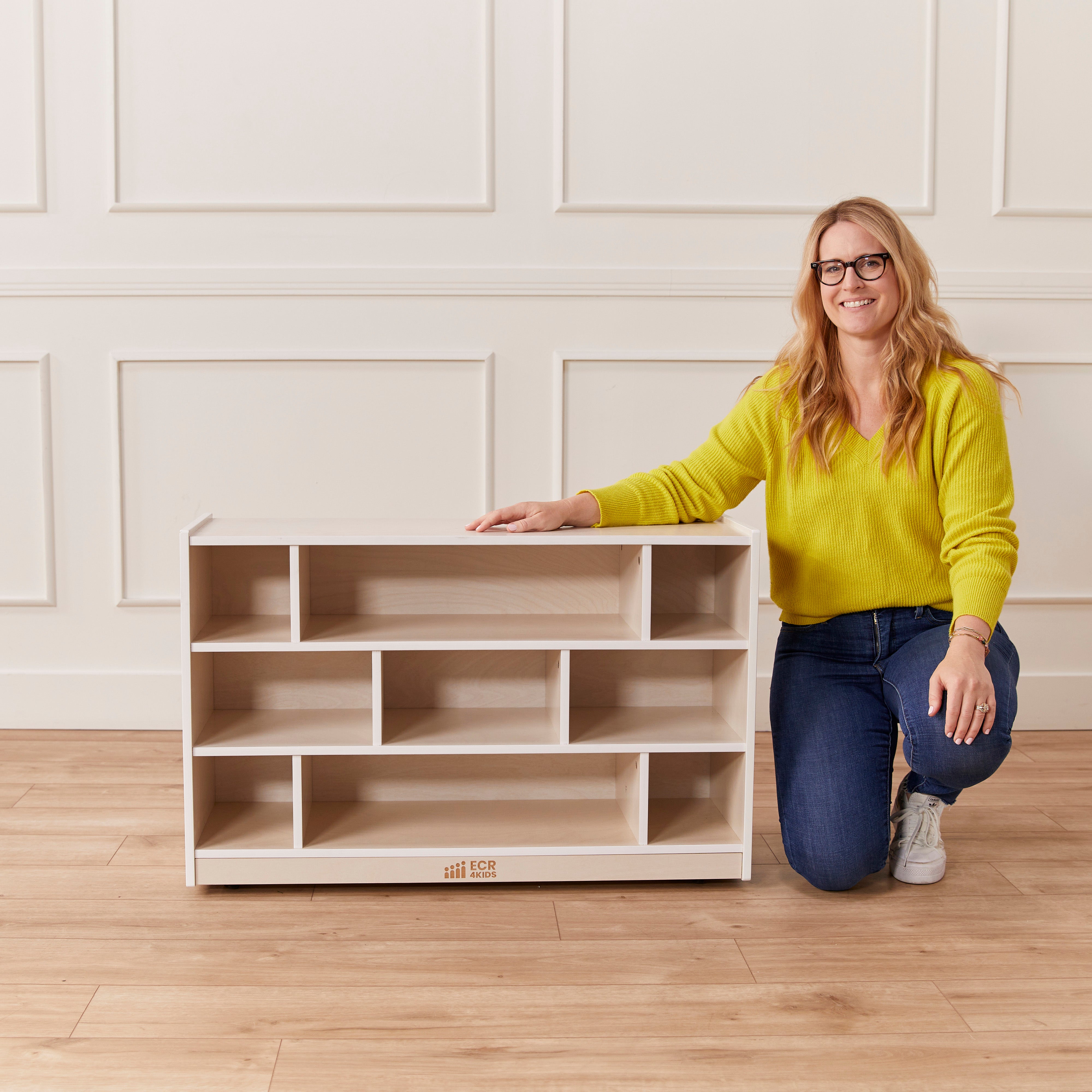 Mobile Block Storage Cart, Medium