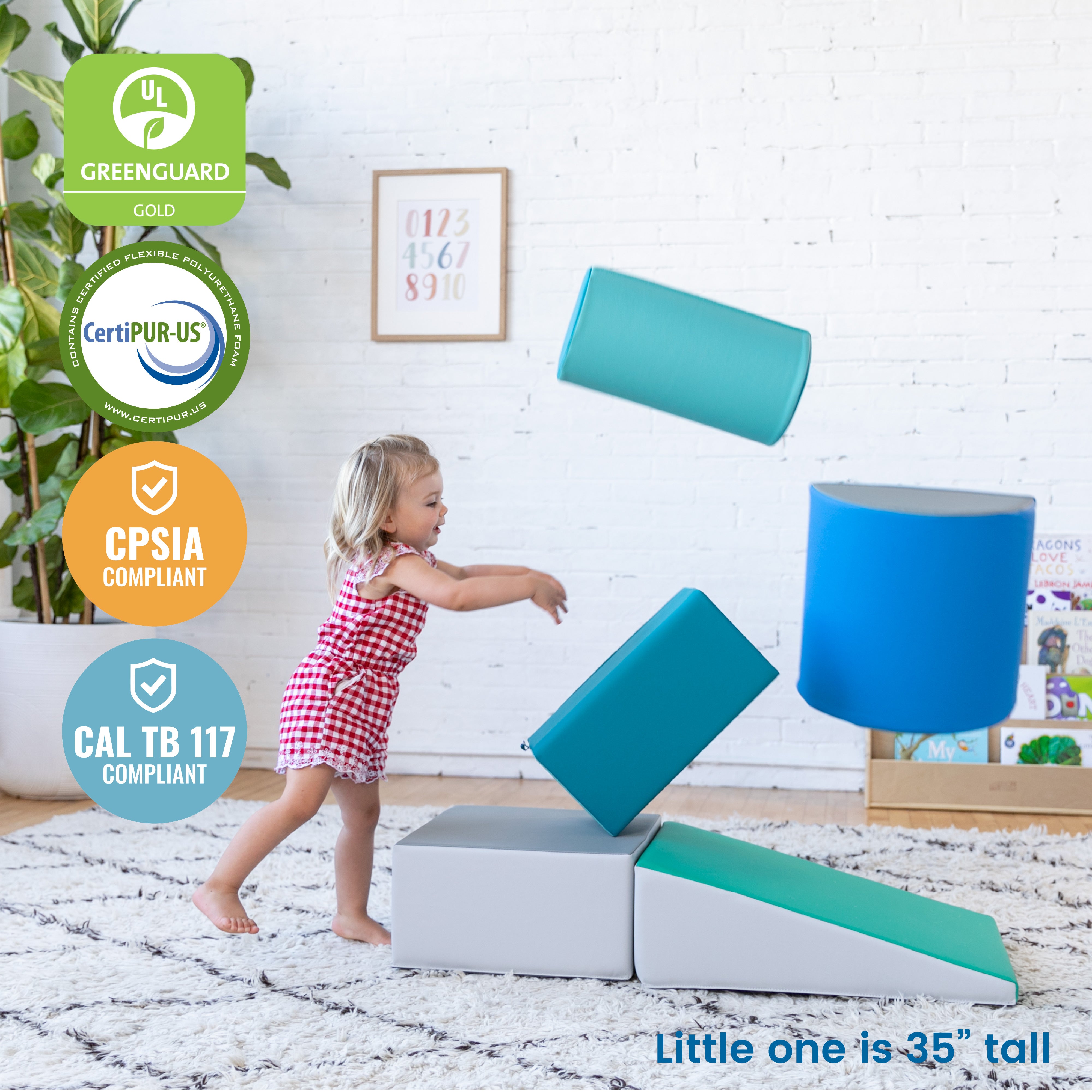 Climb and Crawl Playset, 5-Piece