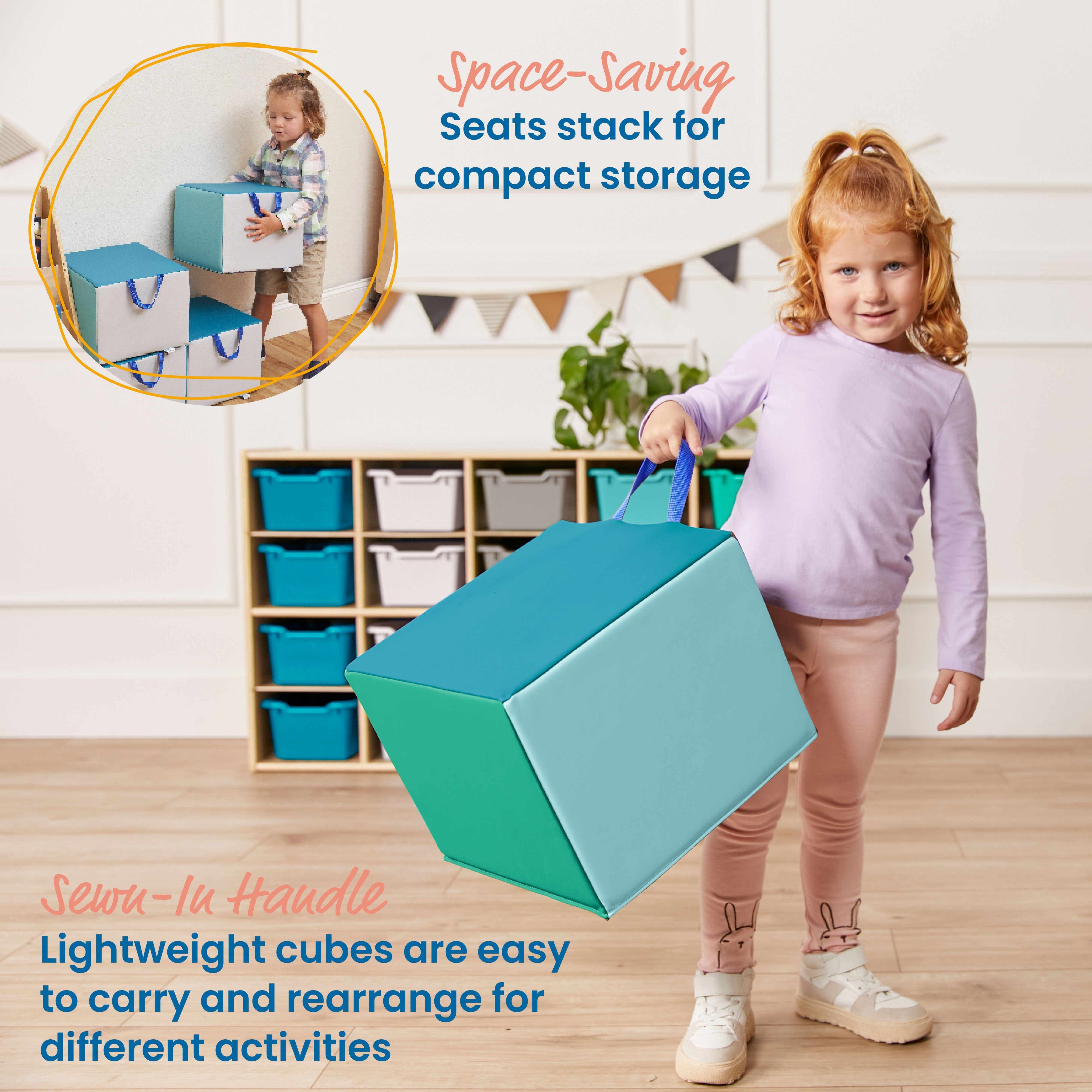 SoftZone Children's Cozy Cubes, 4-Piece