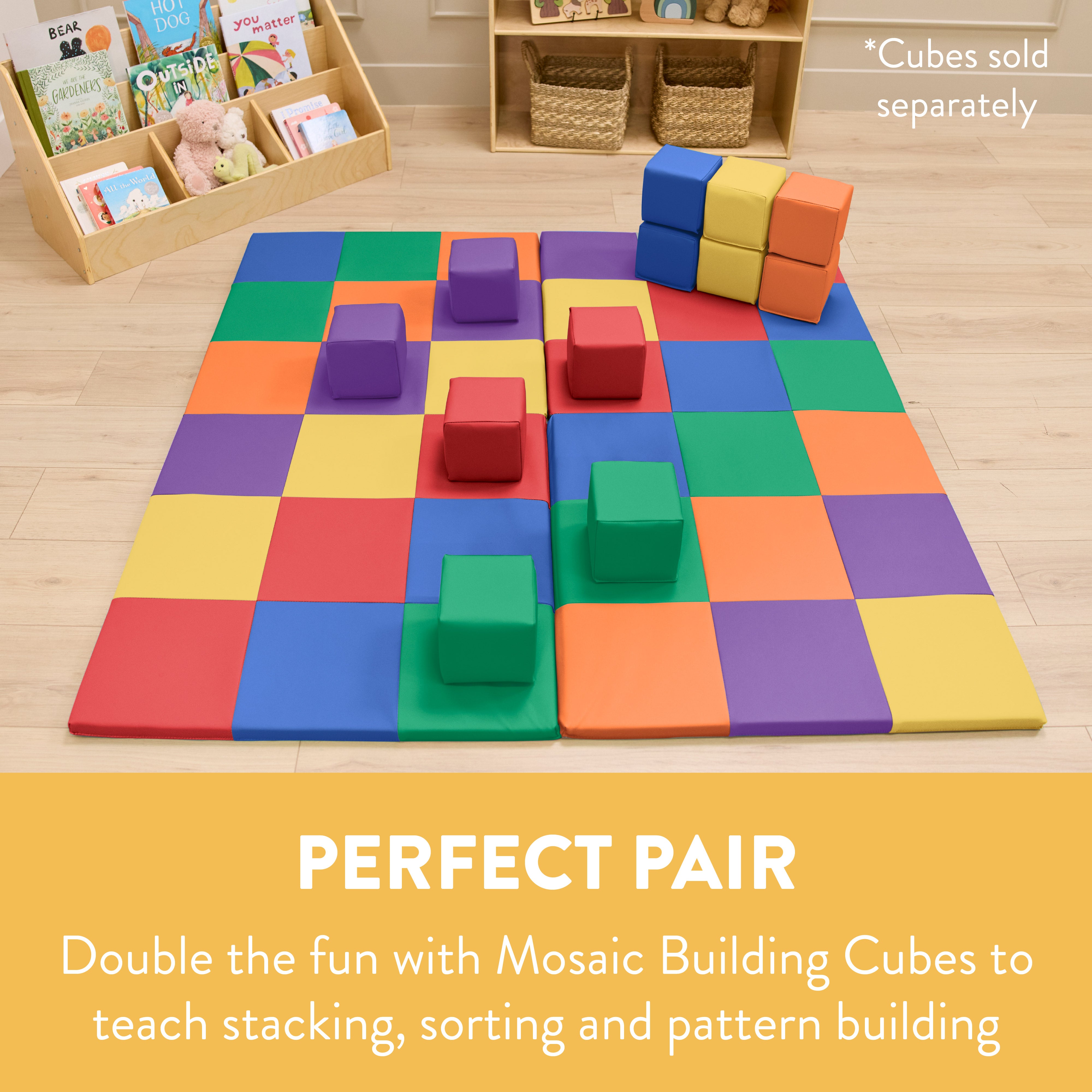 Mosaic Toddler Activity Foldable Play Mat