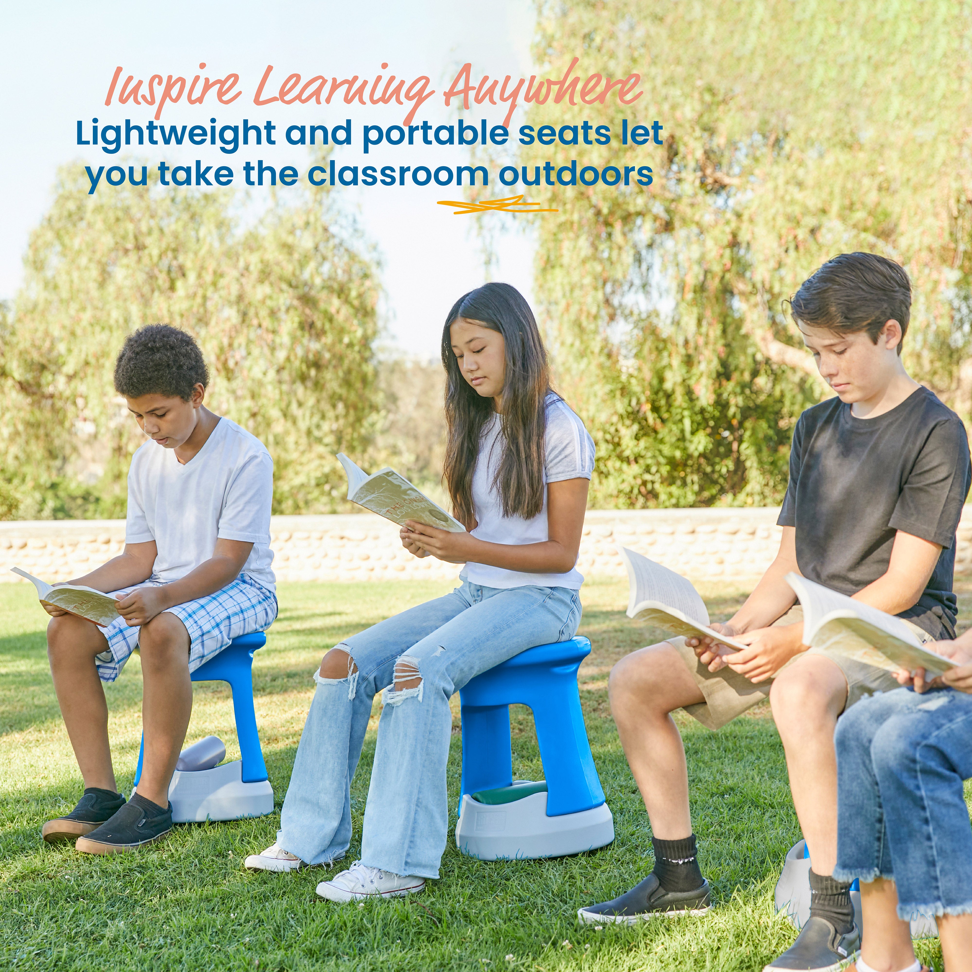 Storage Wobble Stool, 18in Seat Height