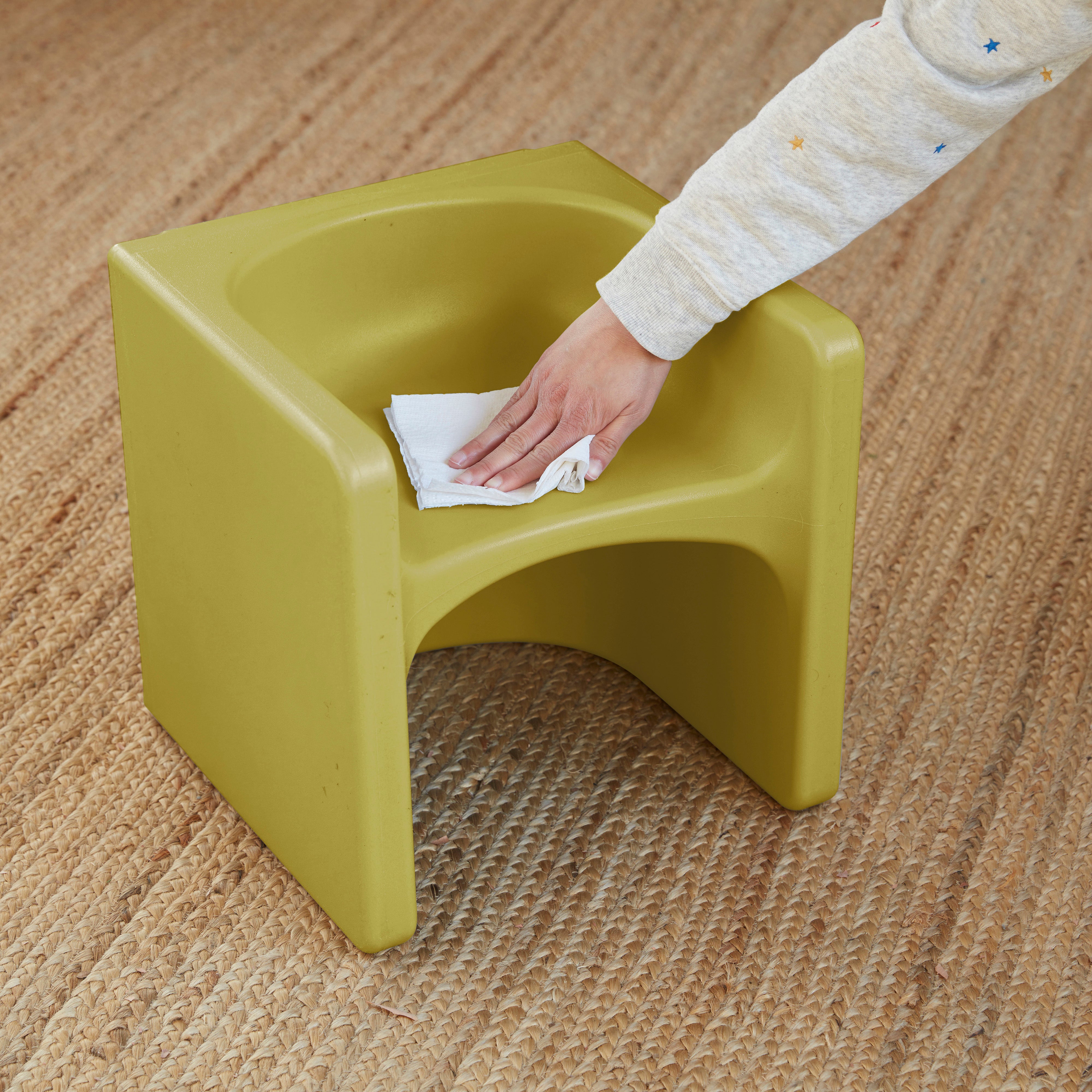 Tri-Me Table and Cube Chair Set, 3-Piece