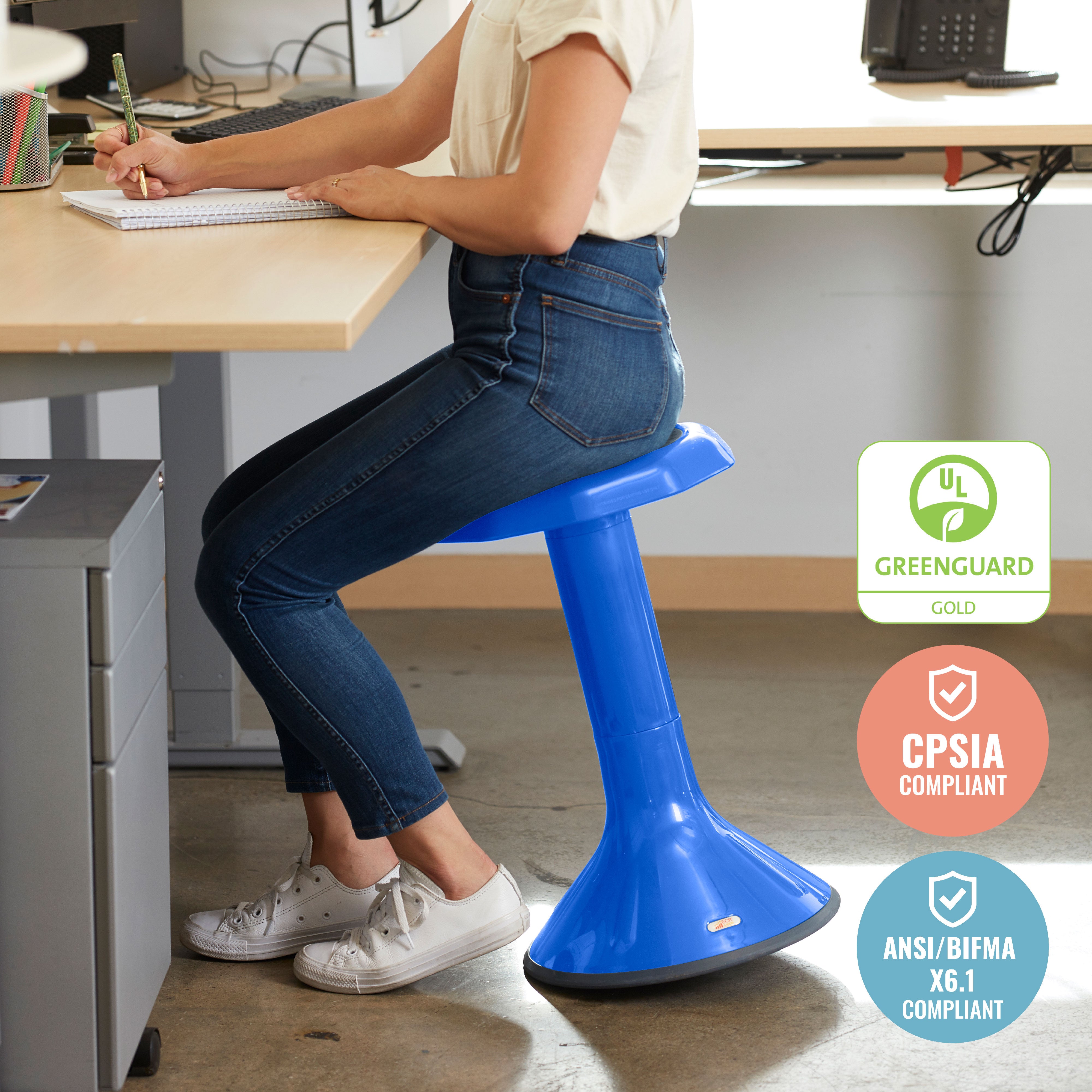 ACE Active Core Engagement Wobble Stool, 20-Inch Seat Height