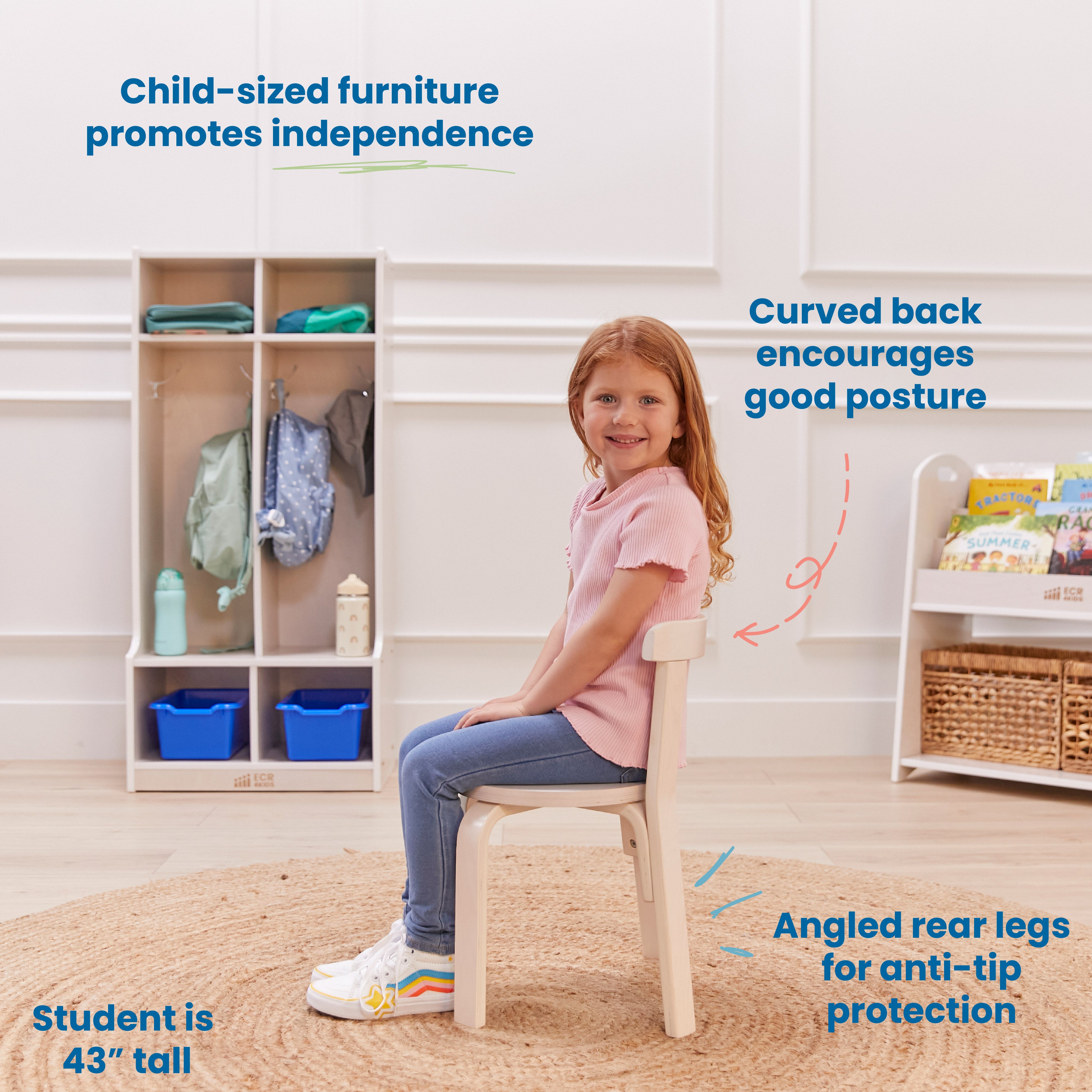 Bentwood Table and Curved Back Chair Set, 5-Piece