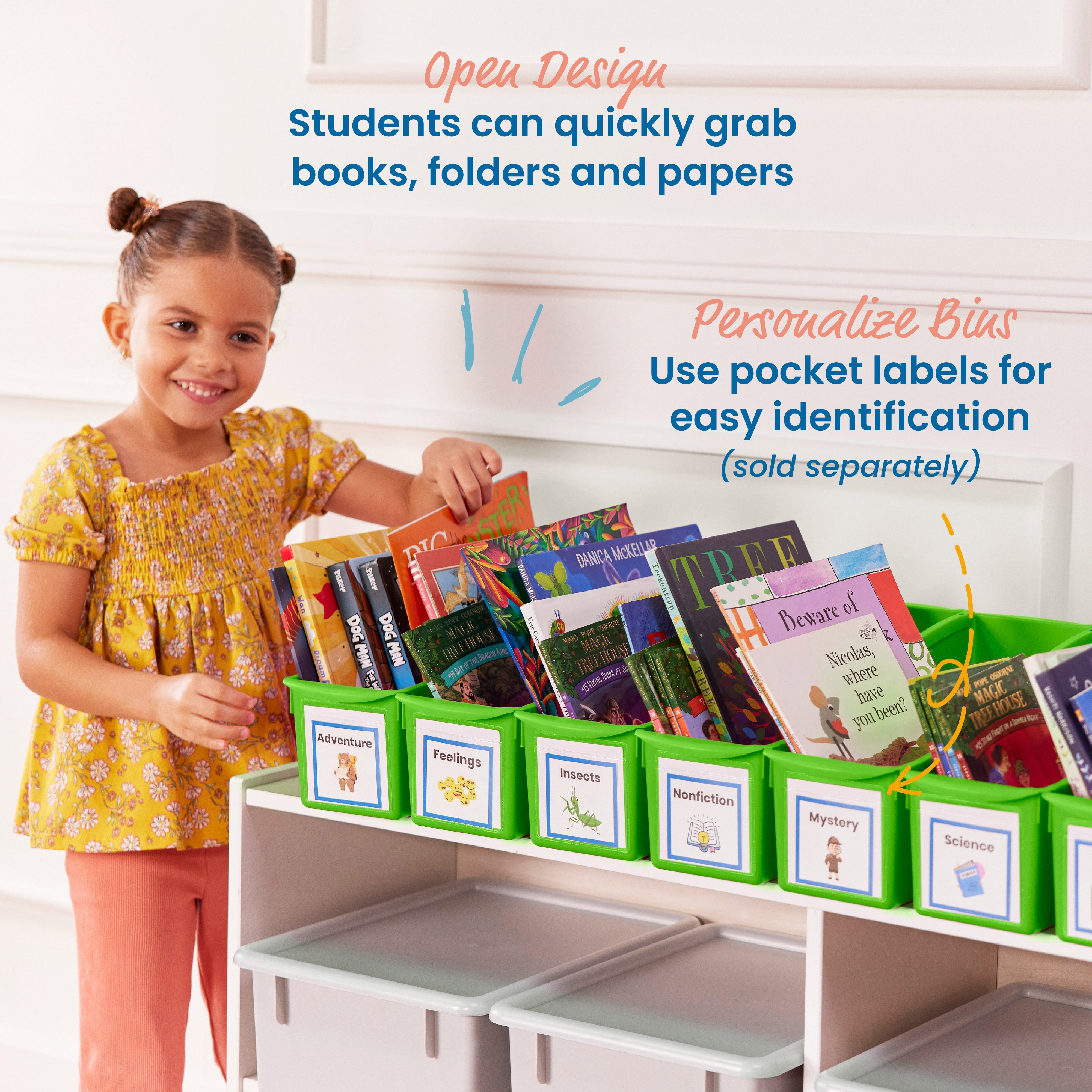 Linking Book Bin, 10-Piece
