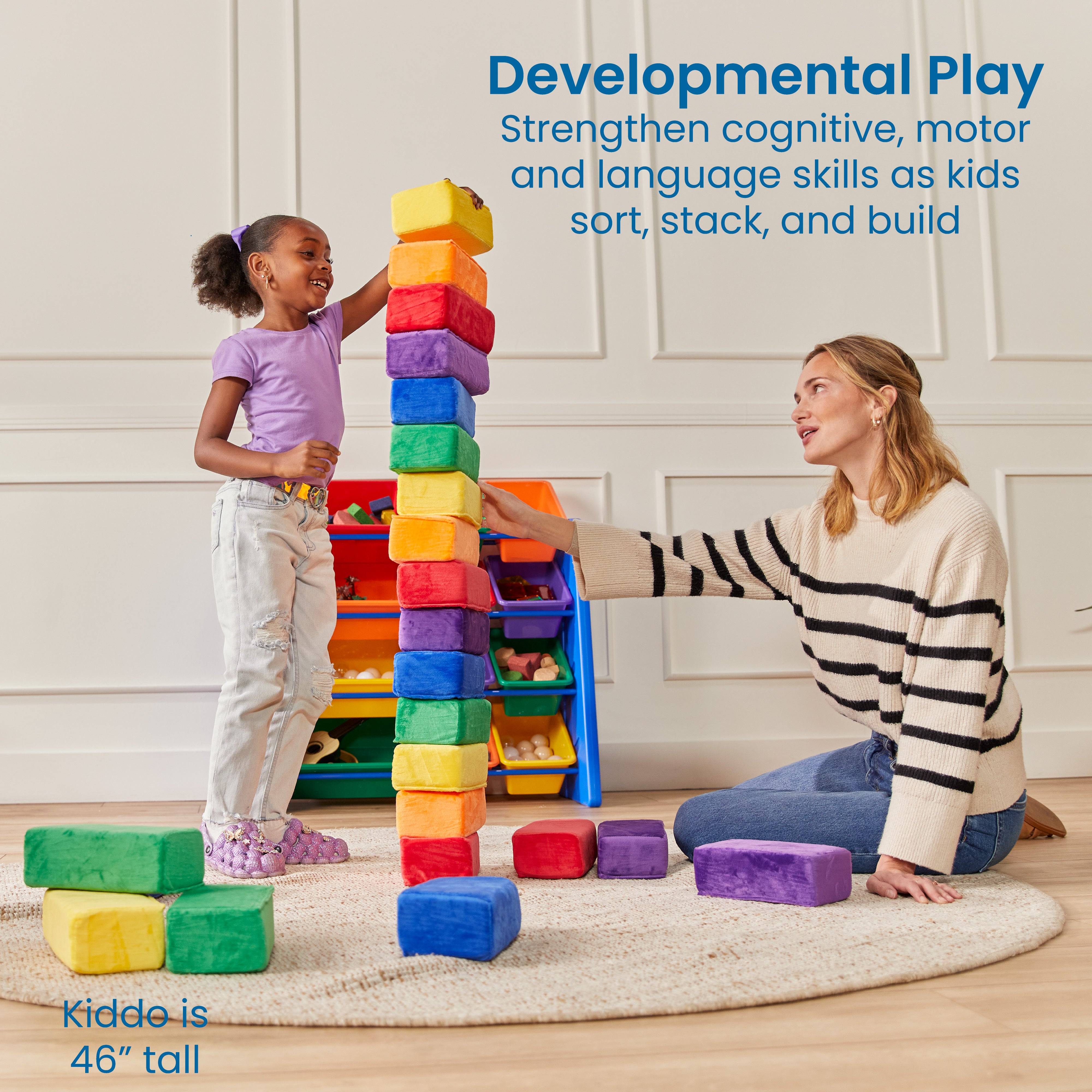 SoftZone Stack-A-Brick, 24-Piece