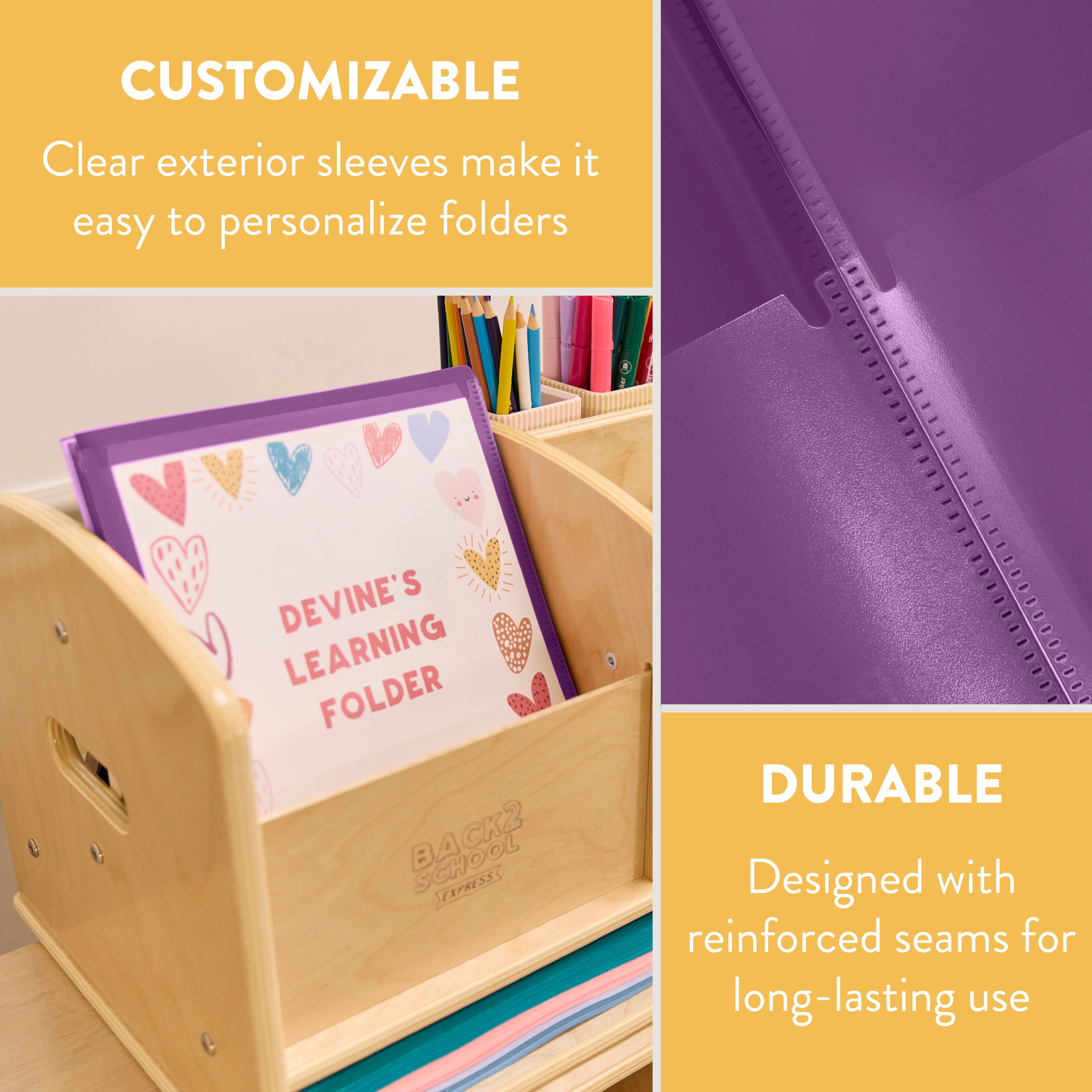 Stay Connect Classroom Folders, 36-Piece