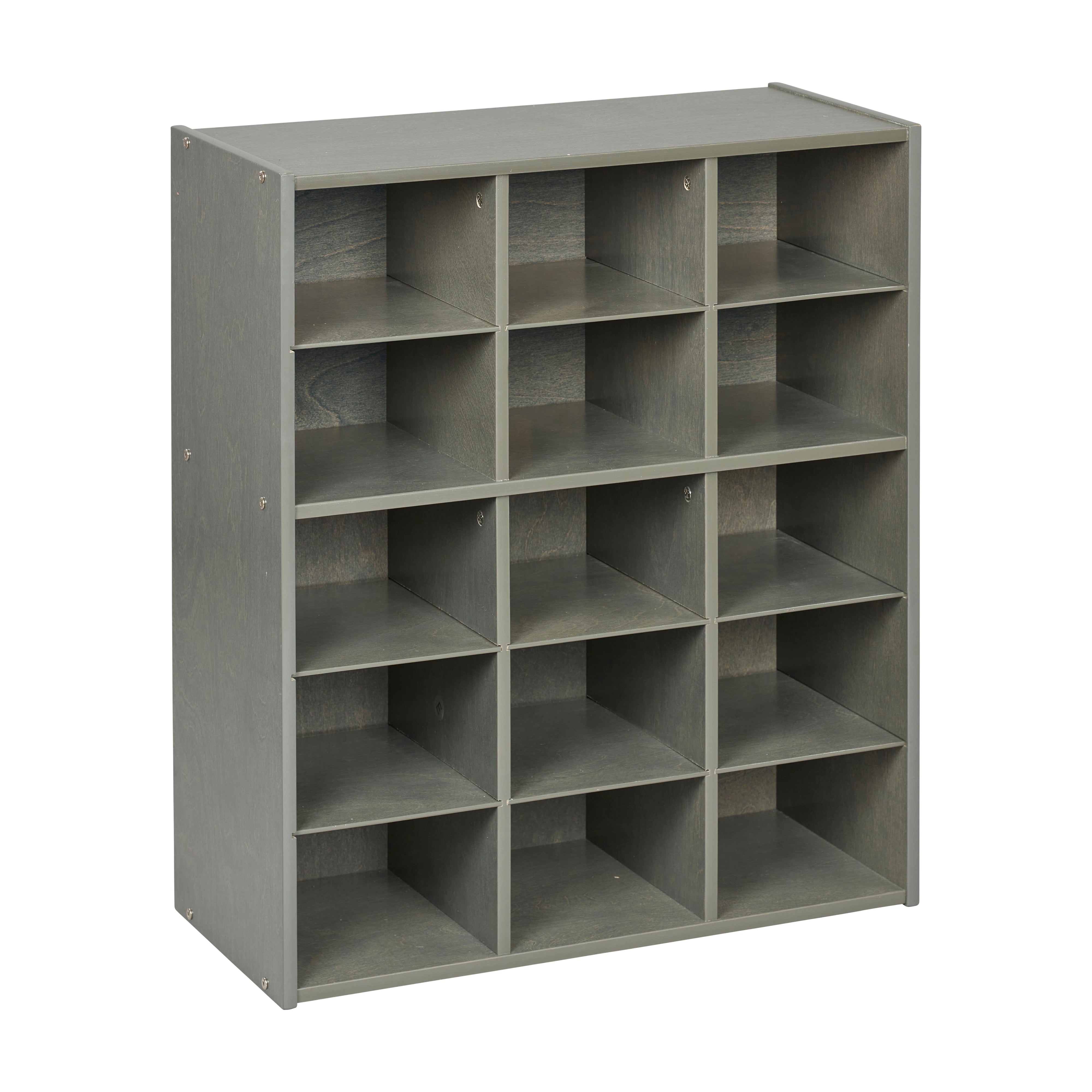 Streamline 15 Cubby Tray Storage Cabinet, 5x3