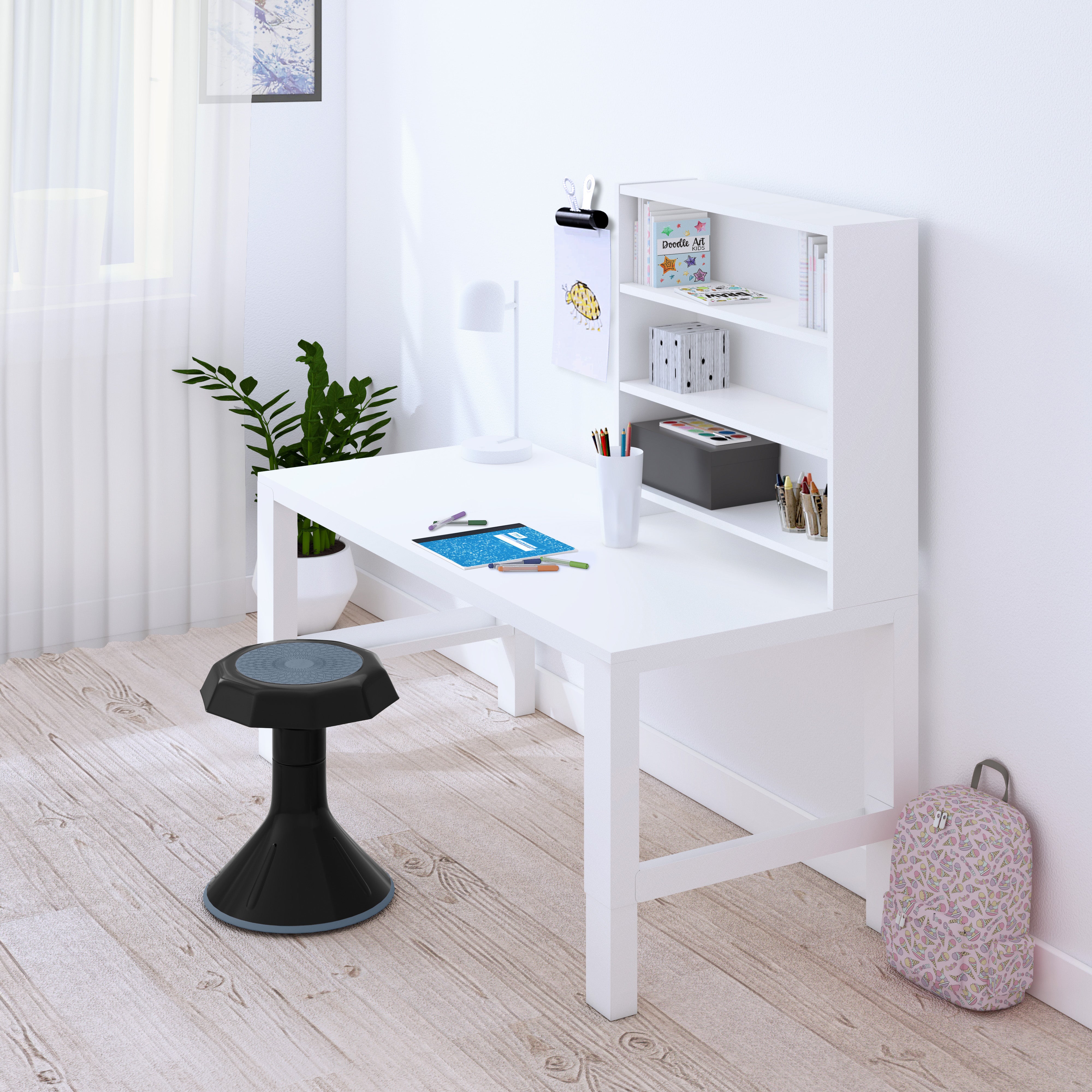 ACE Active Core Engagement Wobble Stool, 15-Inch Seat Height