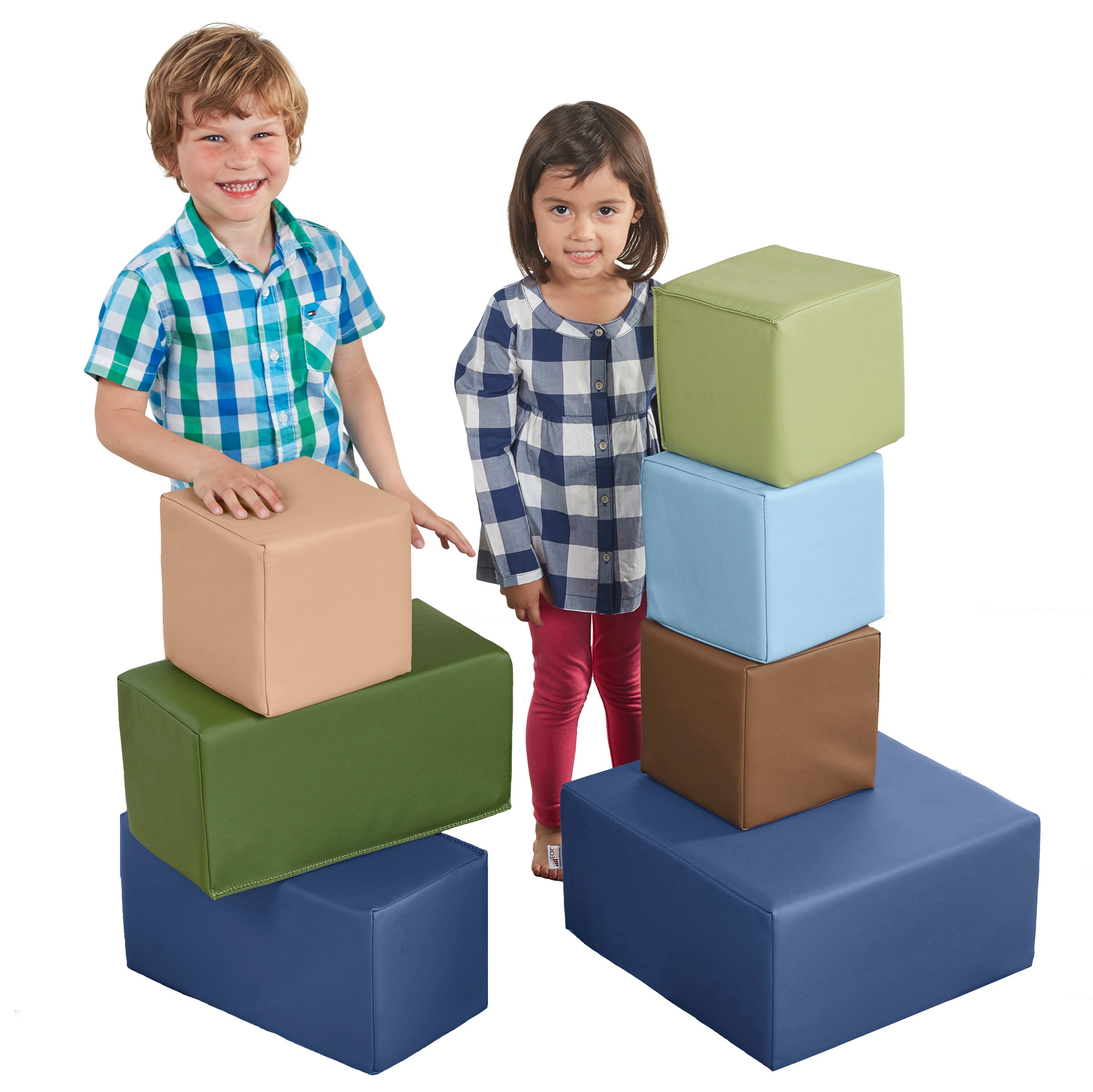 SoftZone Big Foam Building Blocks, 7-Piece