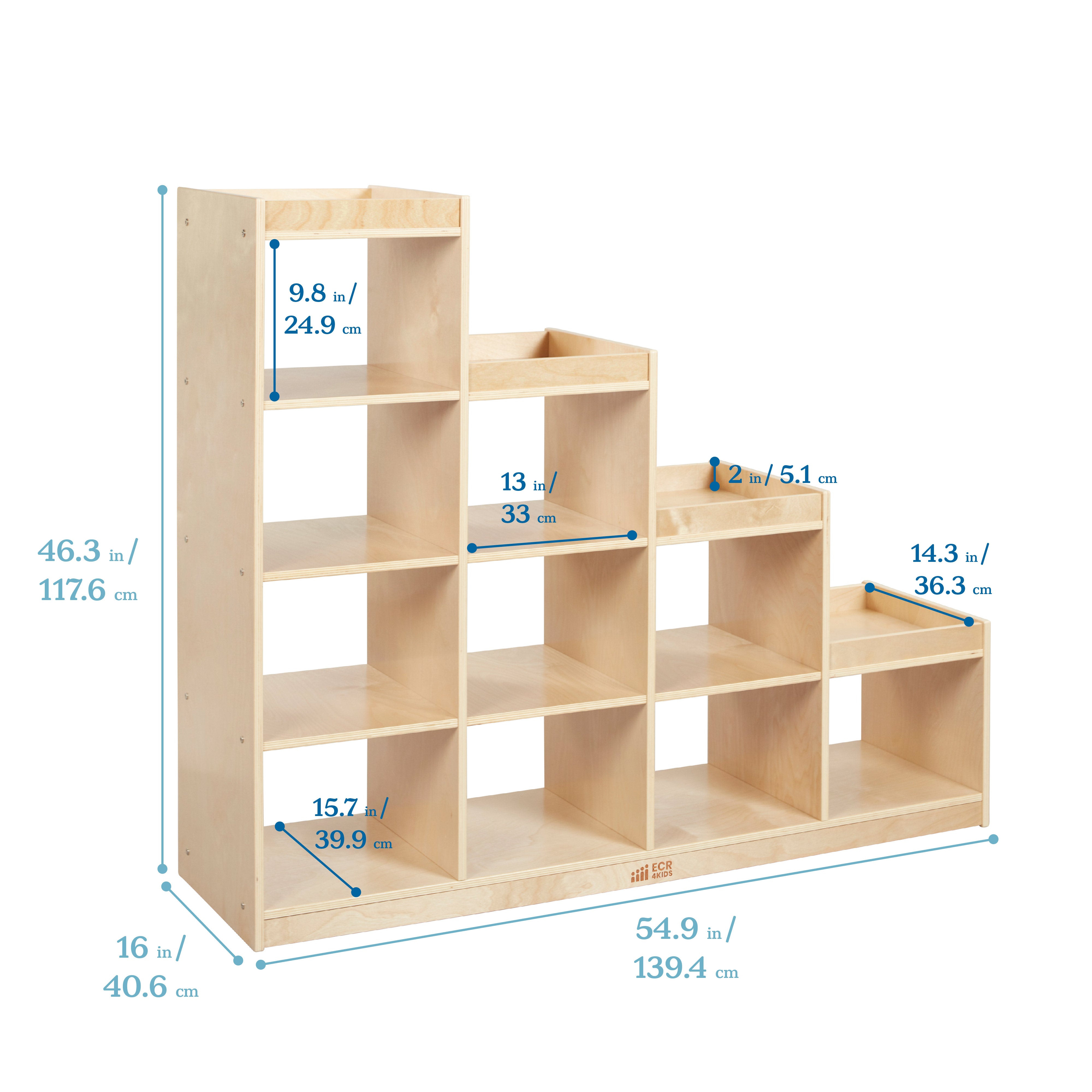 4-3-2-1 Cube Storage Cabinet