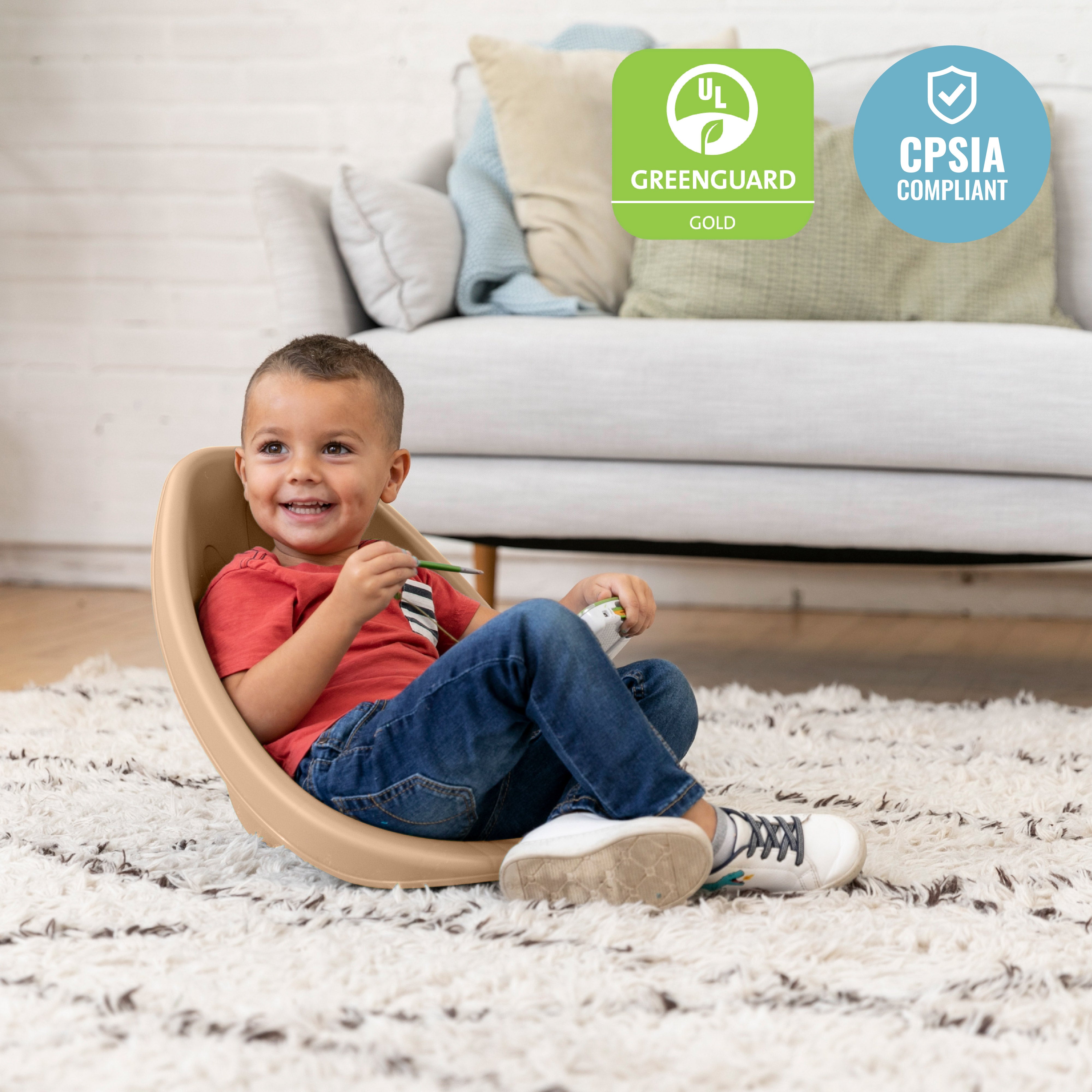 Leaf Scoop Floor Seat, 6-Piece