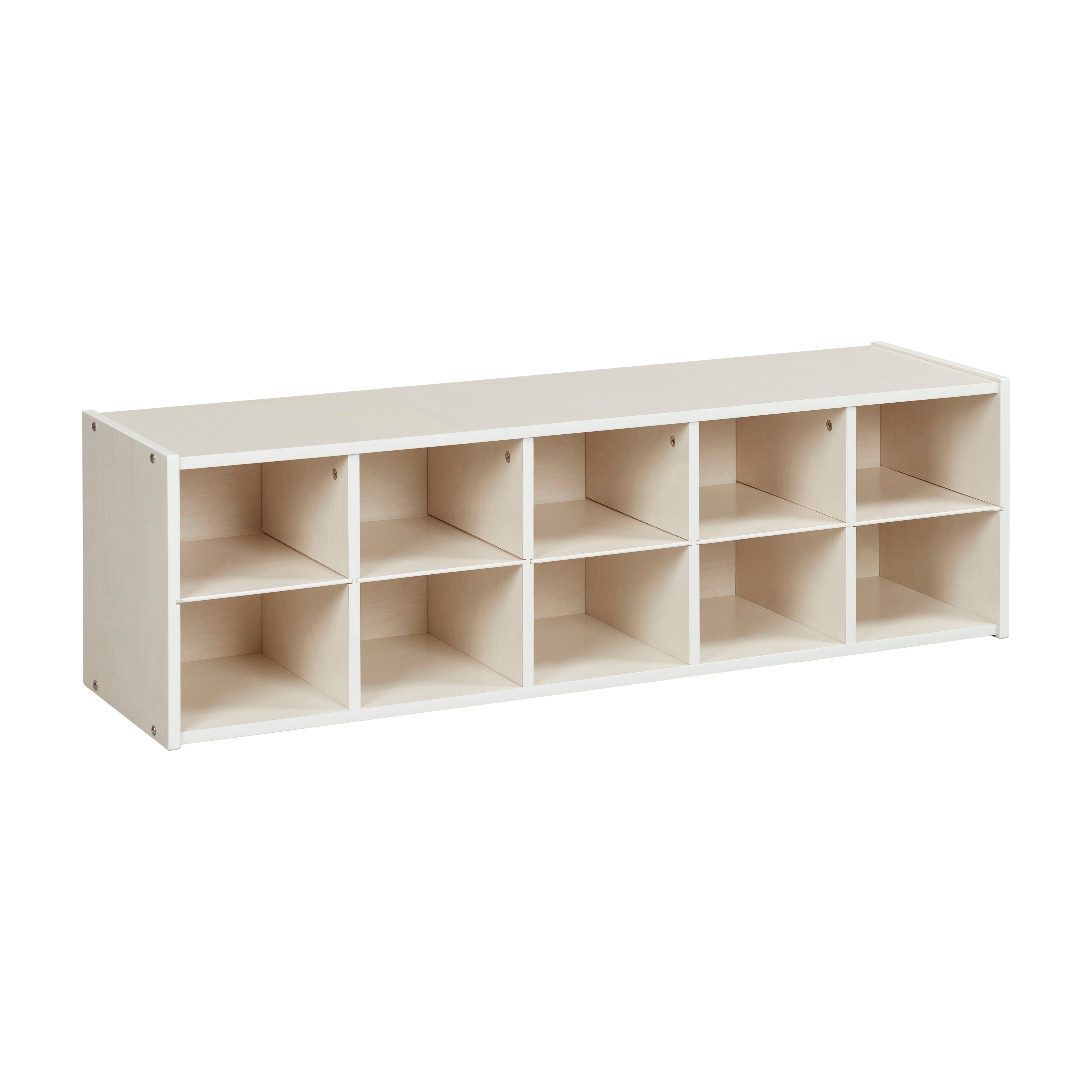 Streamline 10 Cubby Tray Storage Cabinet, 2x5