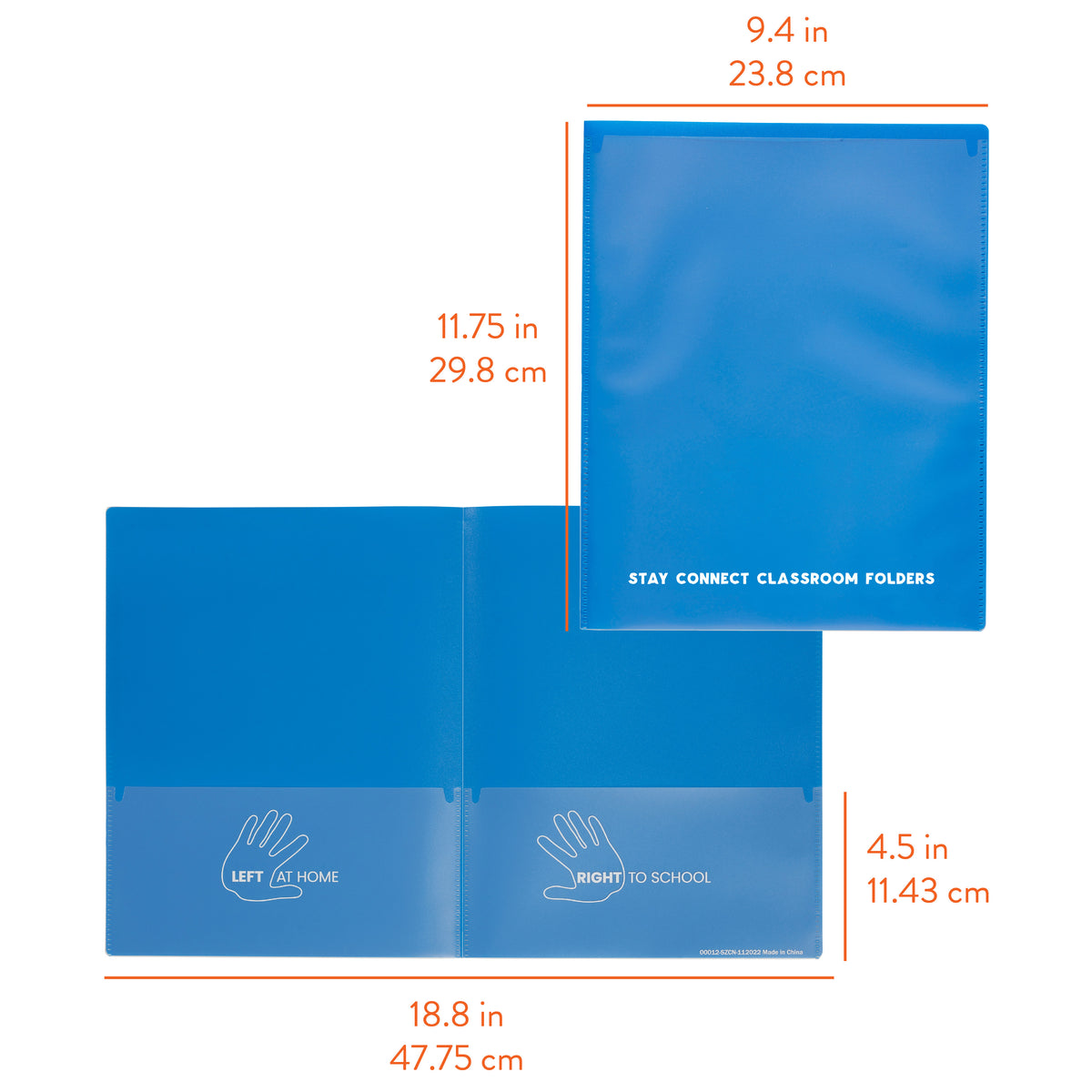 Stay Connect Classroom Folders, 36-Piece