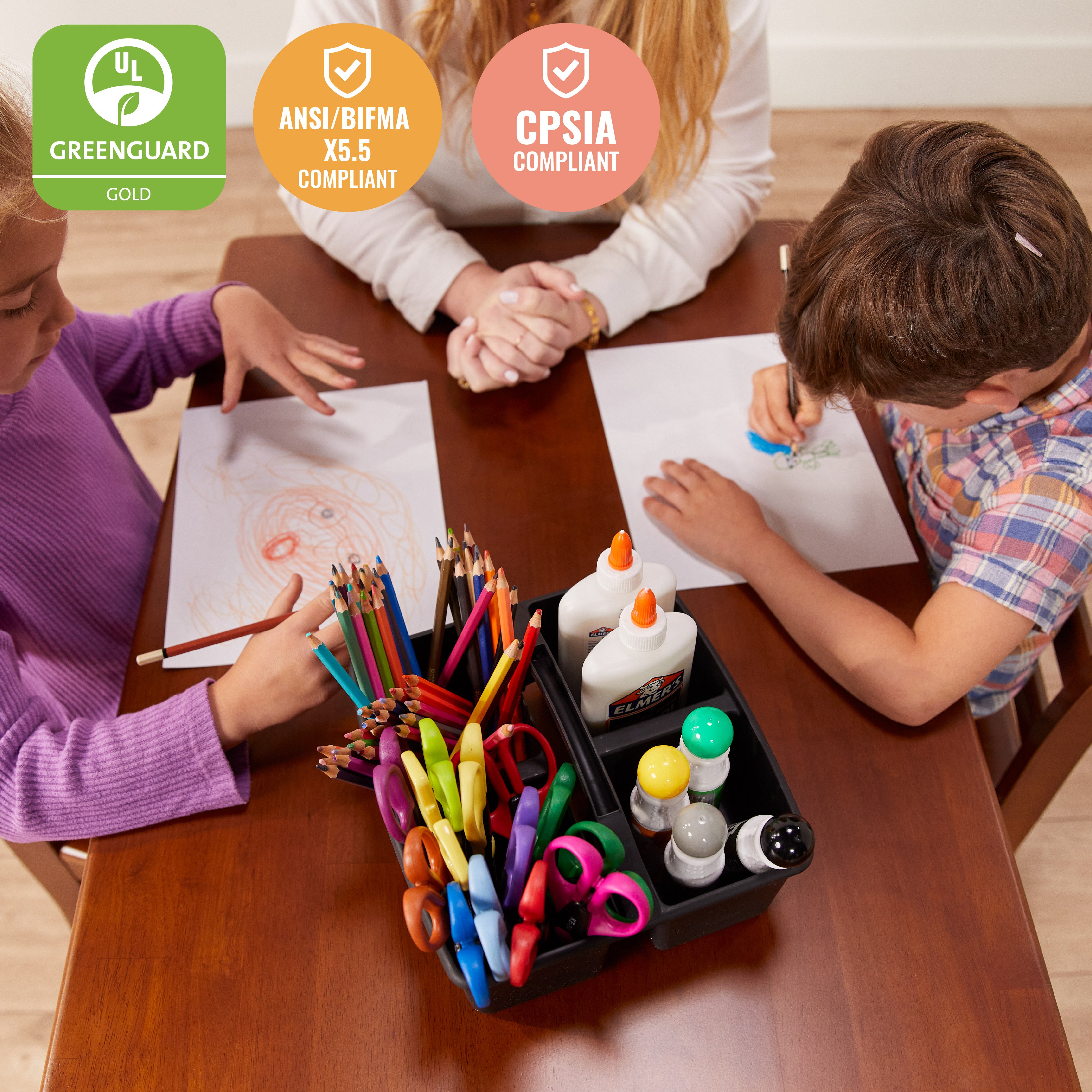 24in x 36in Rectangular Hardwood Table with 22in Legs