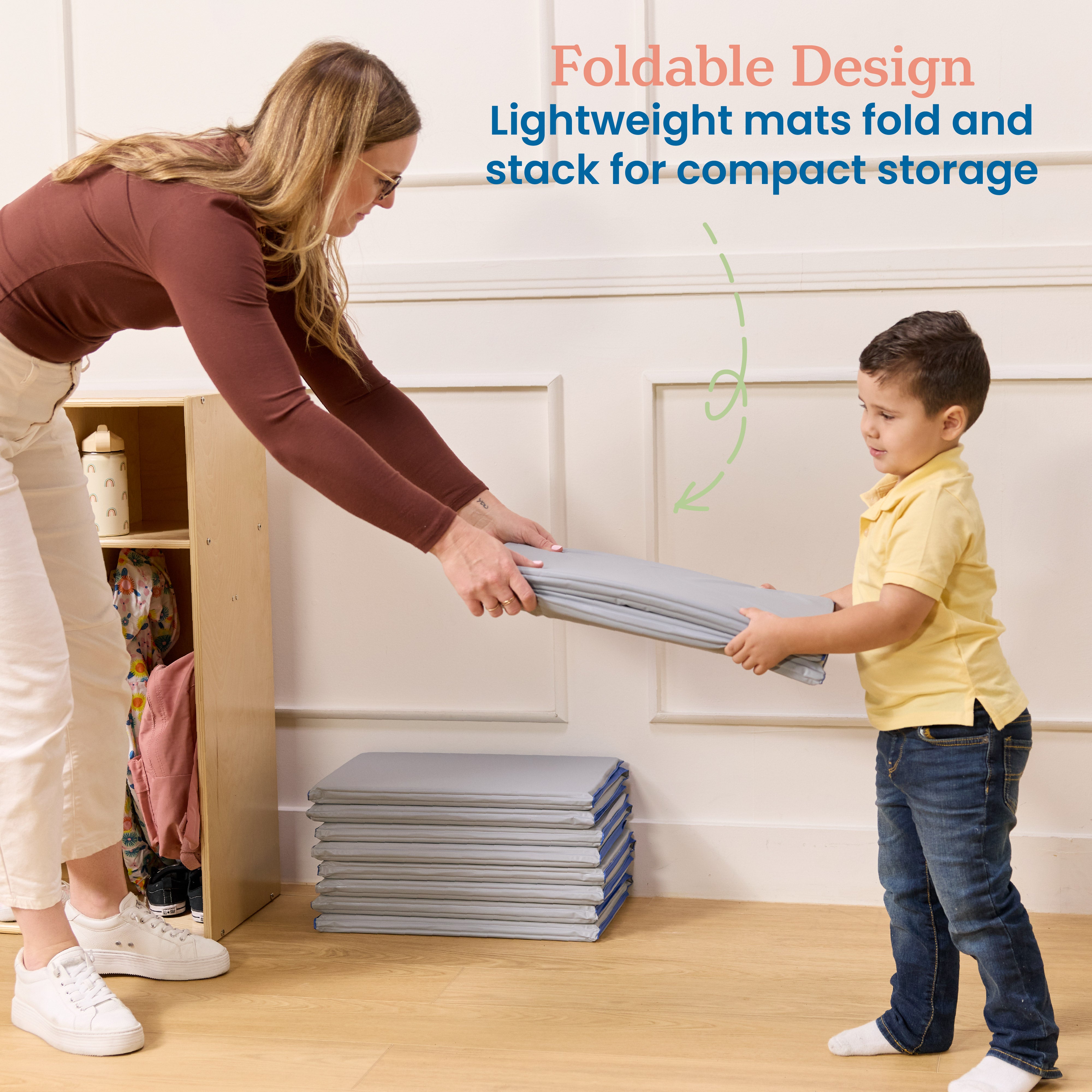 Everyday Folding Rest Mat, 4-Section